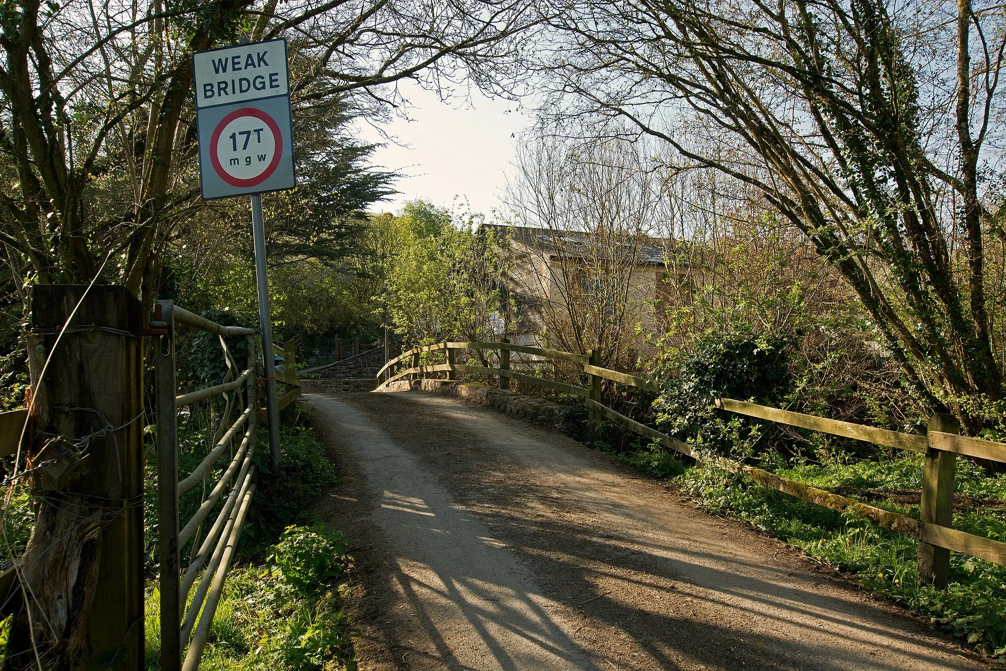 Photo showing: A bridge over the River Yeo near the Old Mill
