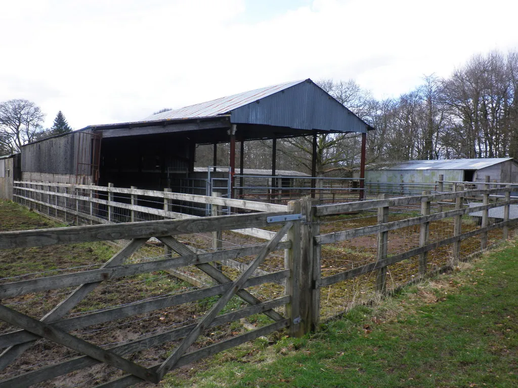 Photo showing: Barns, at Barleycombe Farm