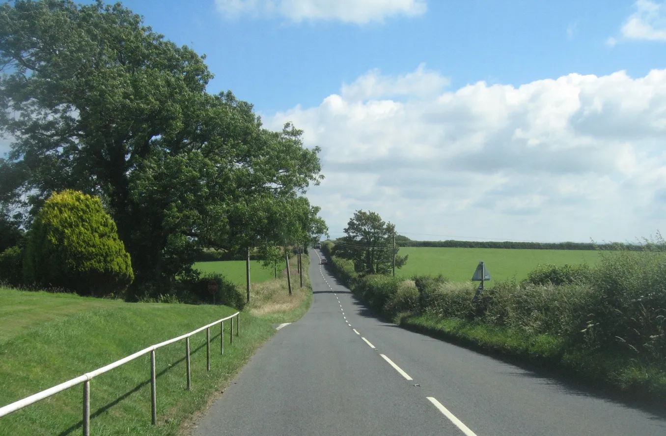 Photo showing: A386 passing Little Torrington