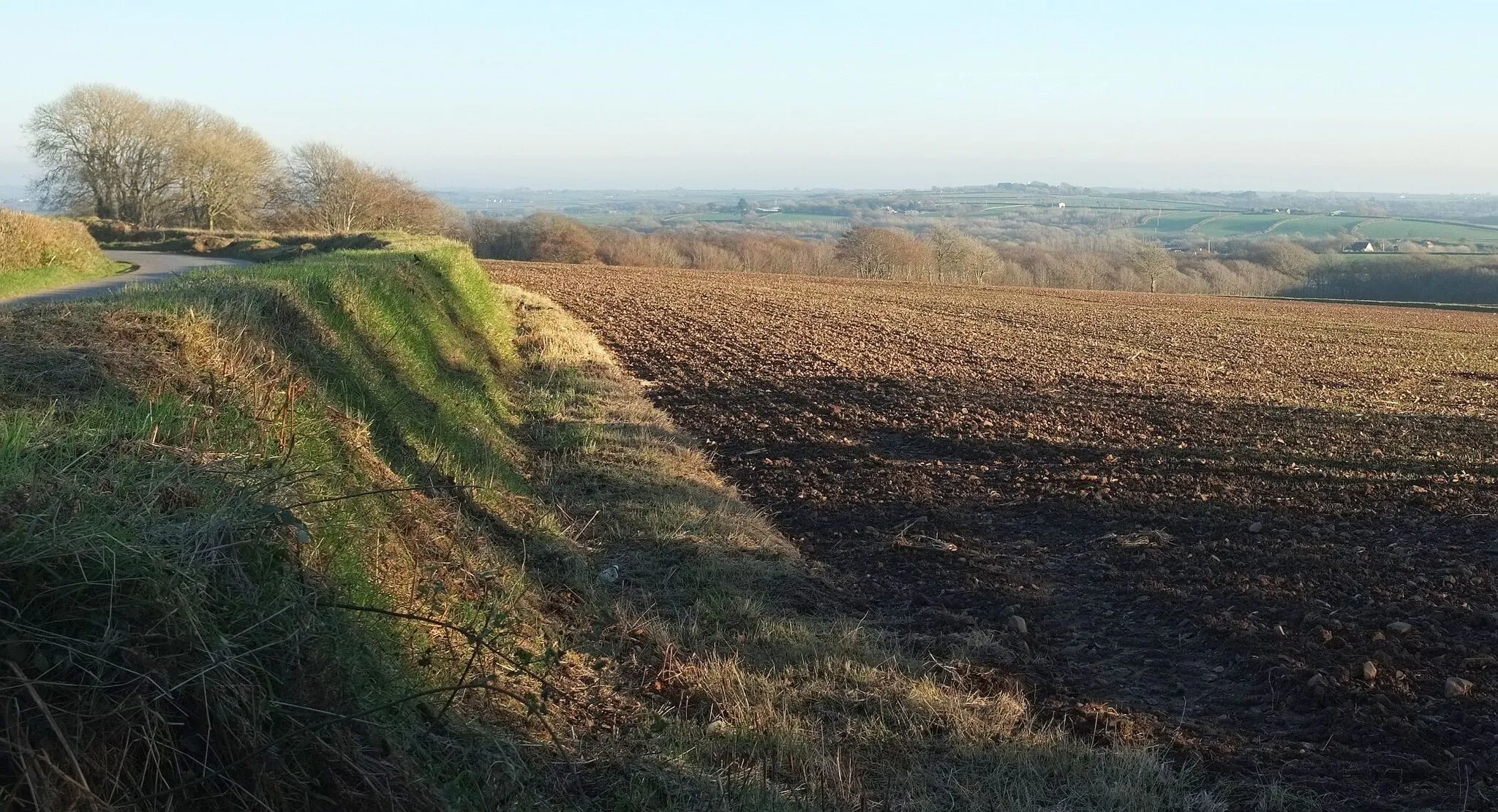 Photo showing: Arable field south of Church Farm