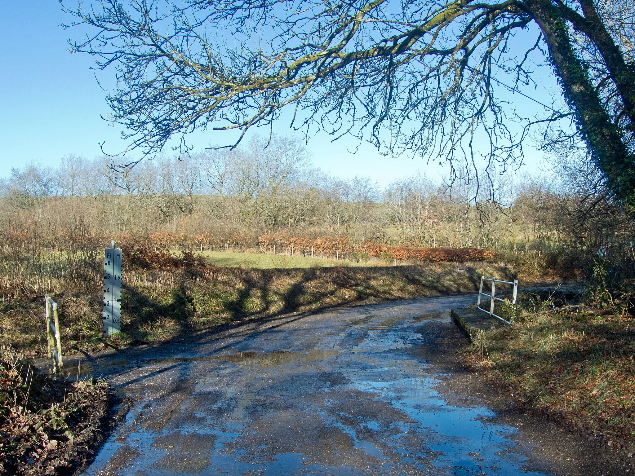 Photo showing: A bridge near Lower Bullworthy Gate on the Little Dart River