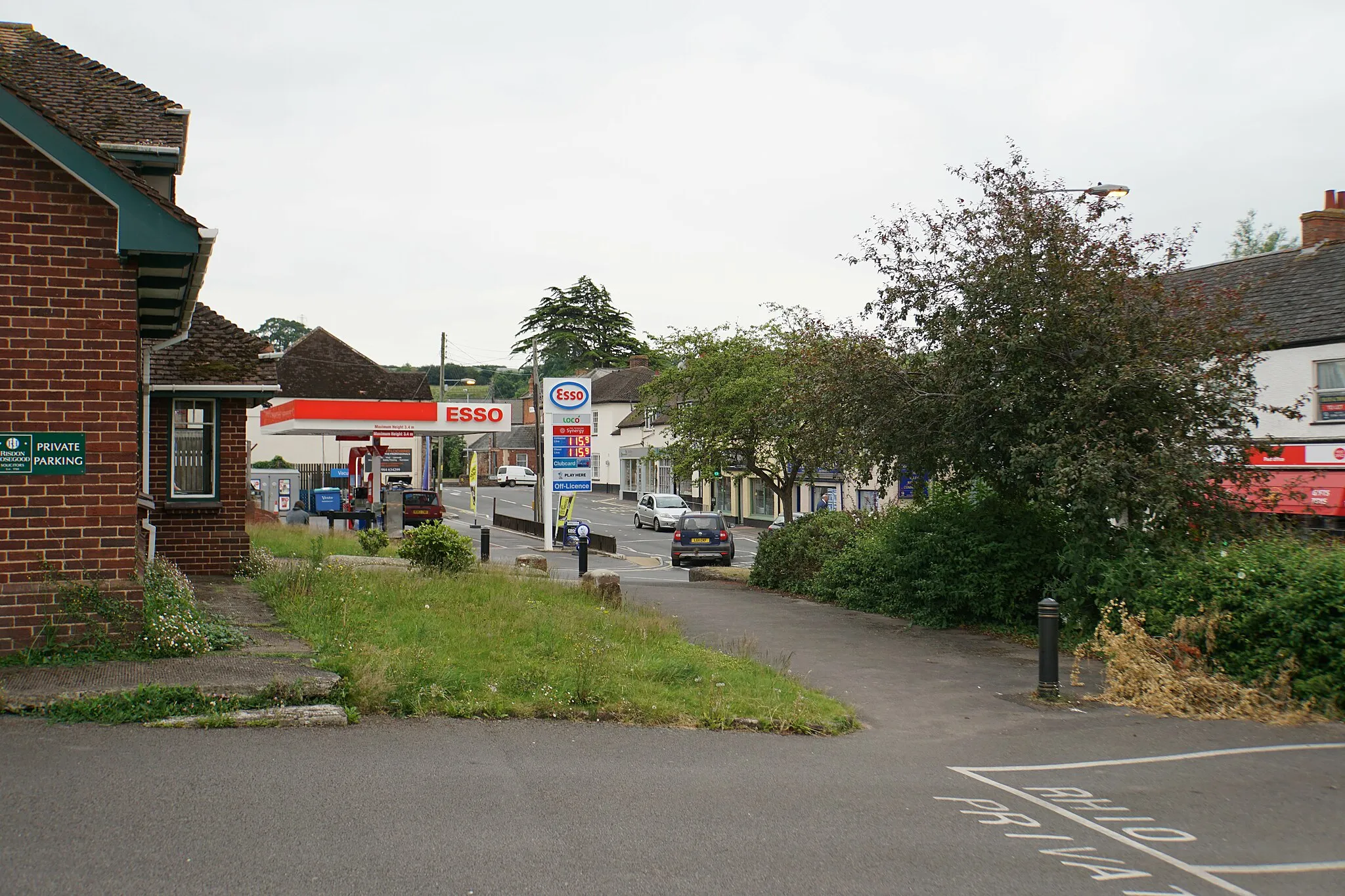 Photo showing: View from the car park in Williton