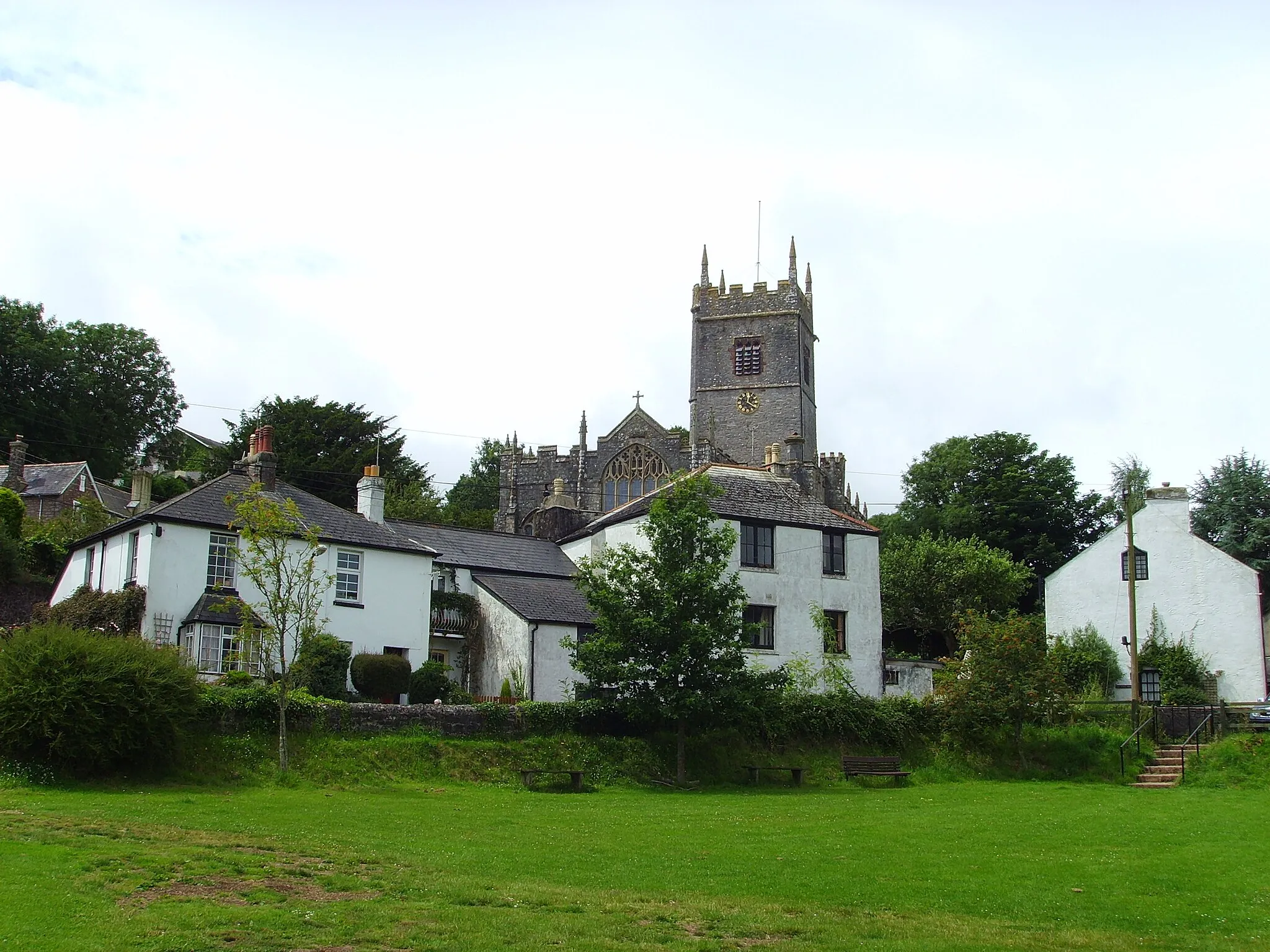 Photo showing: The village of Marldon in Devon, UK.