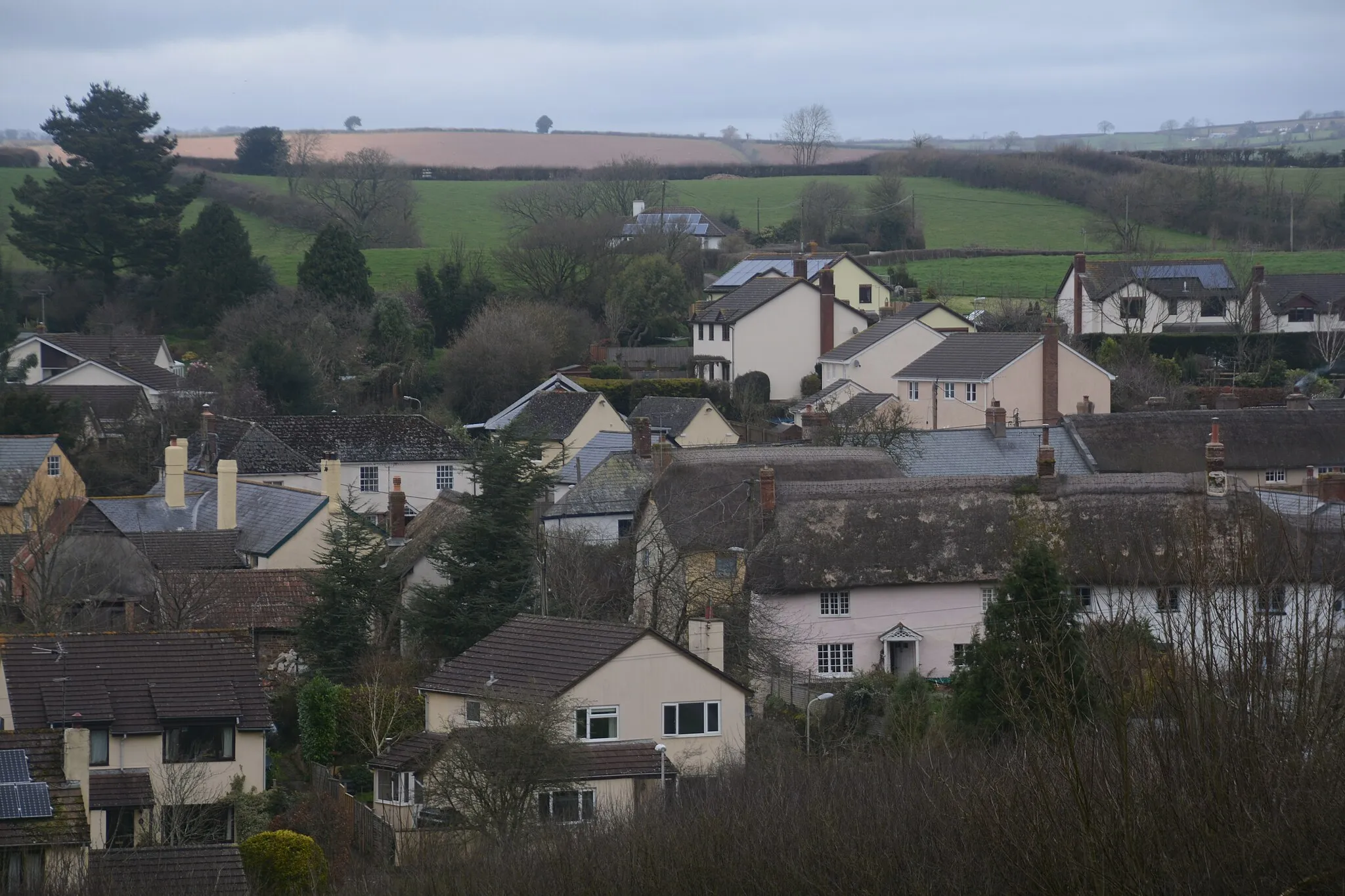 Photo showing: Cheriton Fitzpaine : Village Scenery