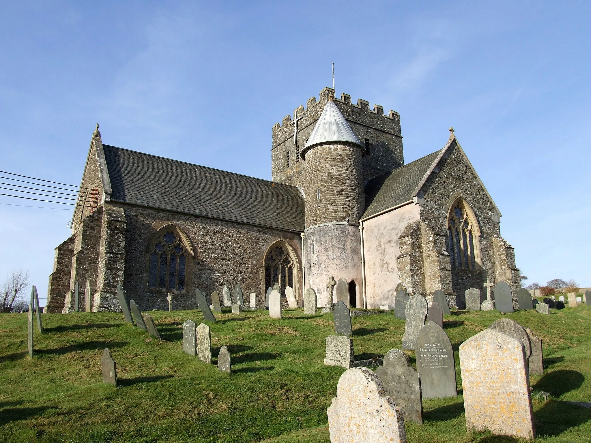 Photo showing: St Andrew's Church, Aveton Gifford, Devon