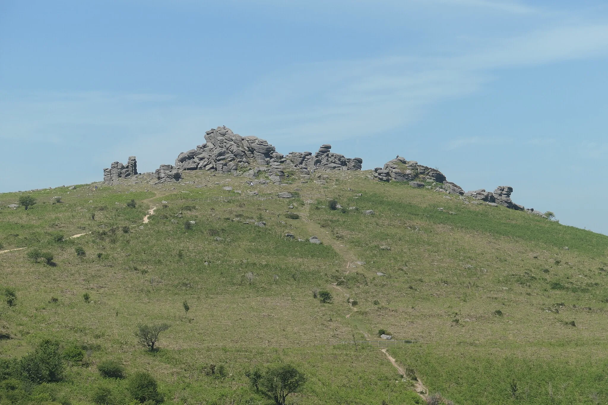 Photo showing: Hound tor from Greator Rocks