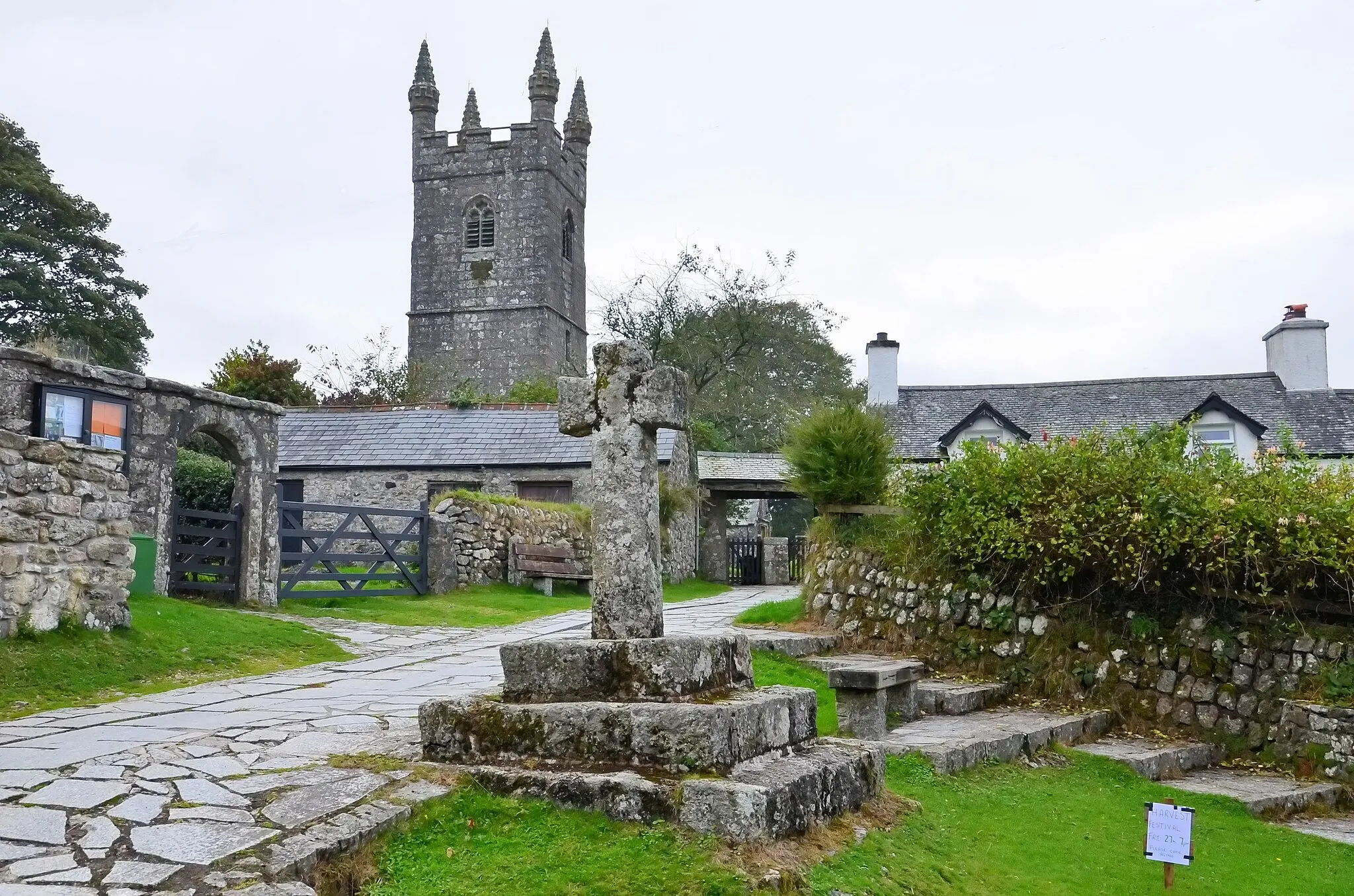 Photo showing: The village of Sheepstor, Dartmoor, Devon, England