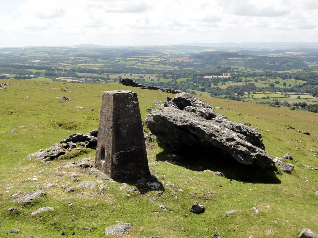 Photo showing: The Trig Point on Sourton Tors