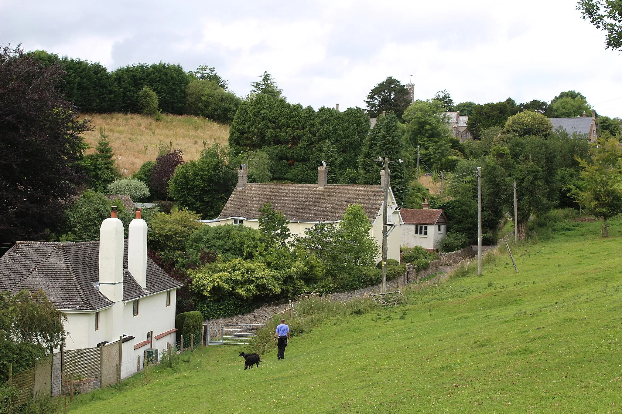 Photo showing: Offwell from the South