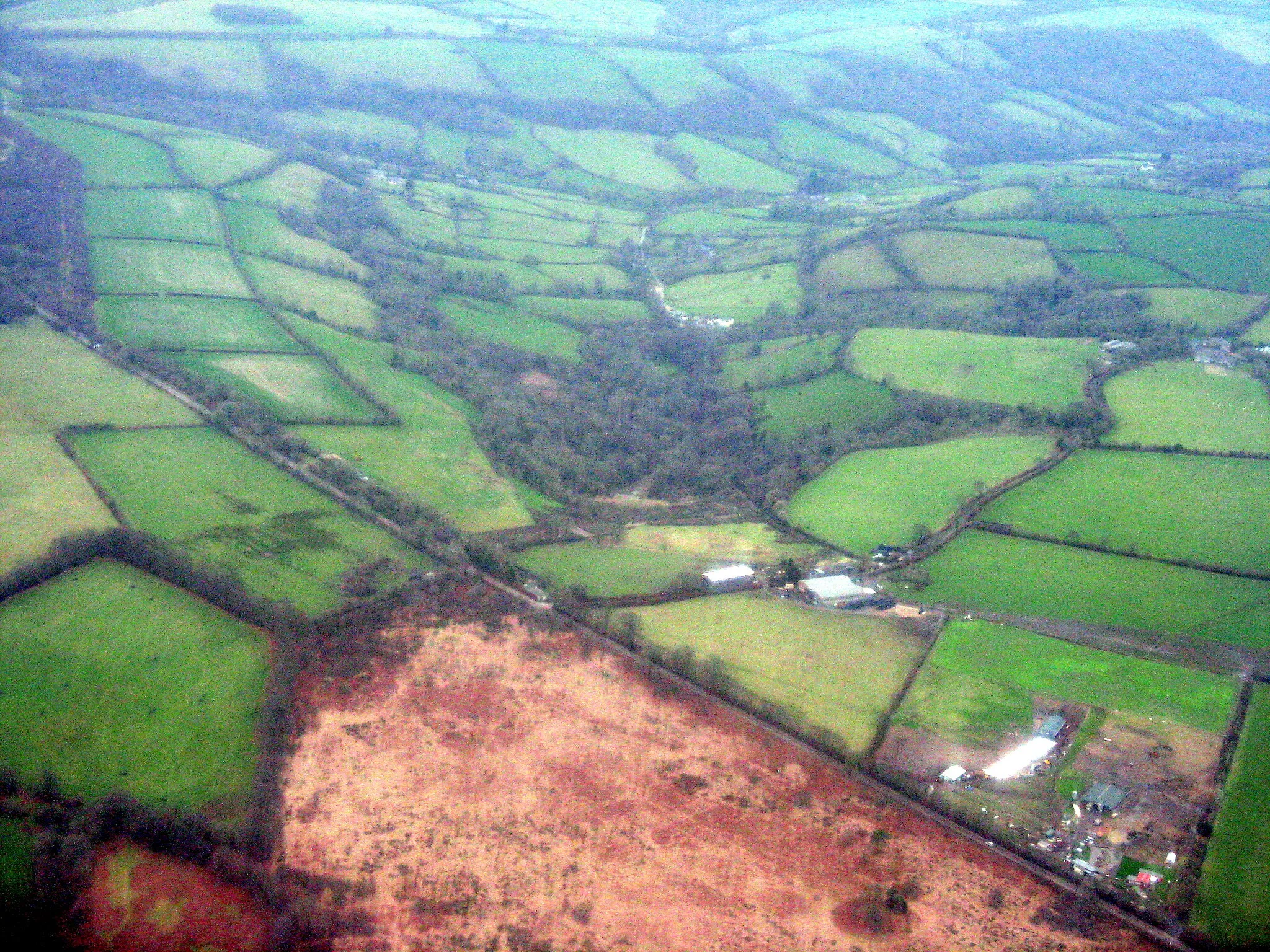 Photo showing: A Devon fieldscape