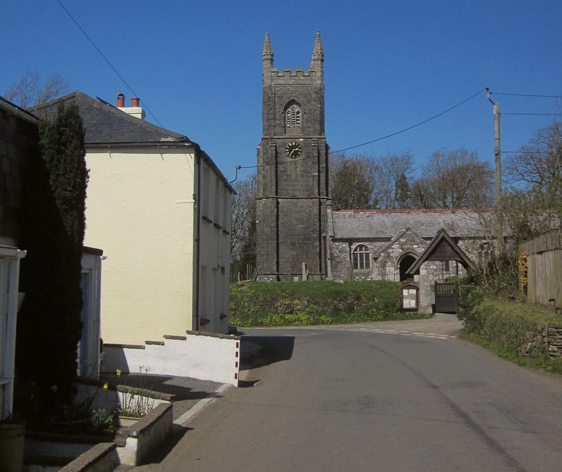 Photo showing: Church of St Martin, Lewannick