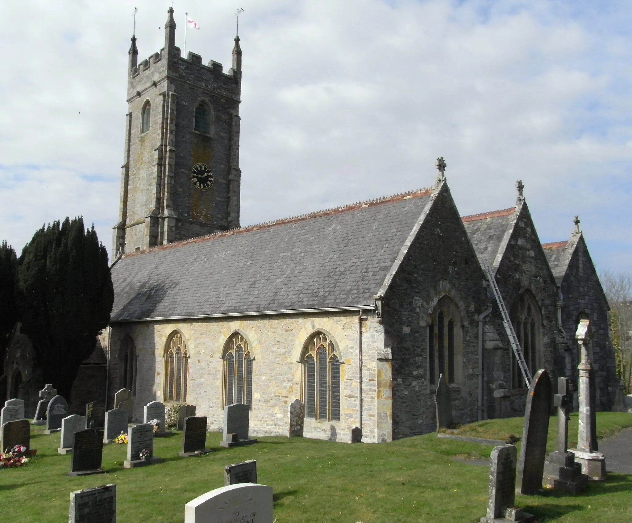 Photo showing: St Mary's Church, Tamerton Foliot, Devon