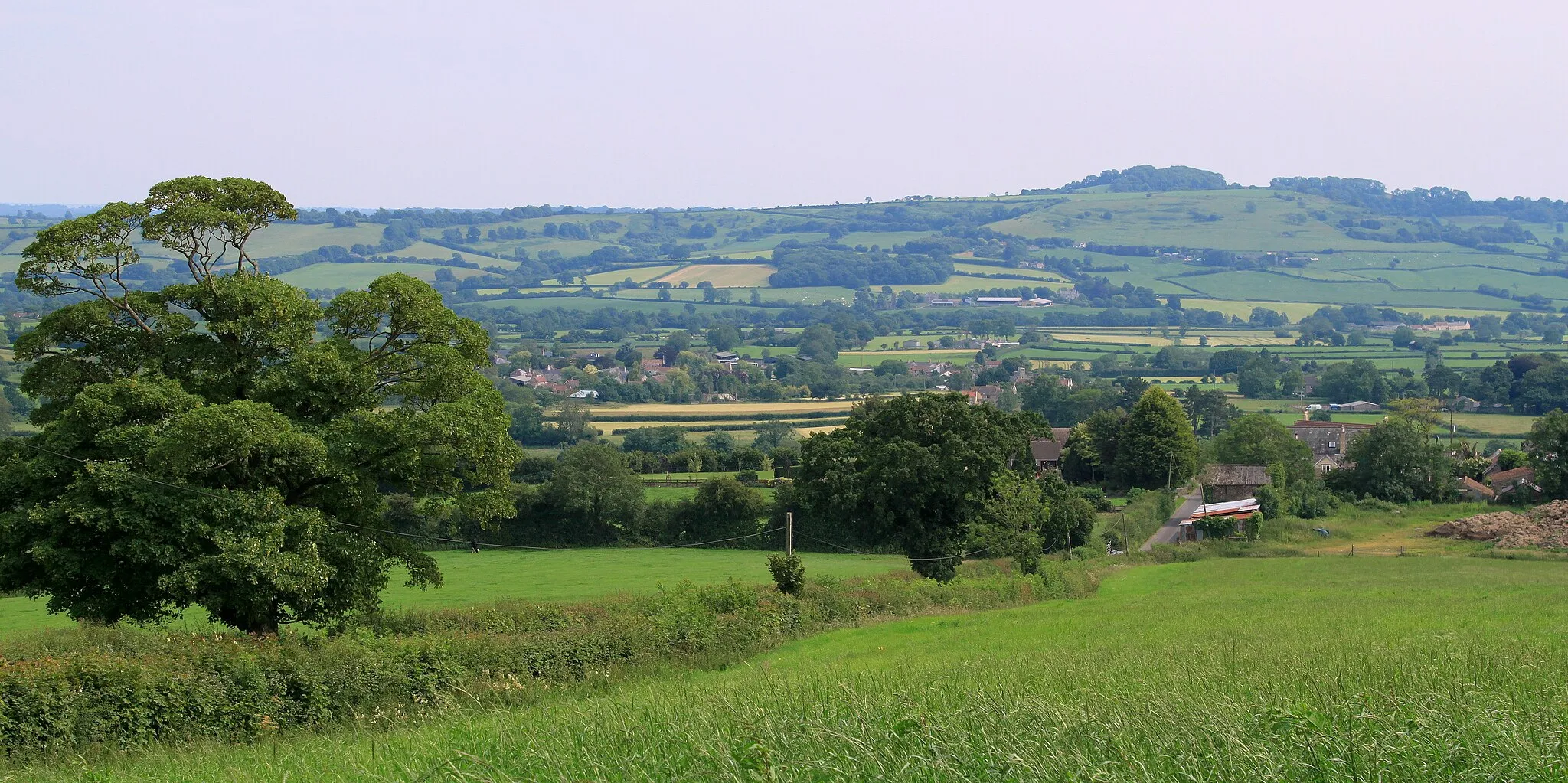 Photo showing: 2011 : East of south from Maesdown Hill