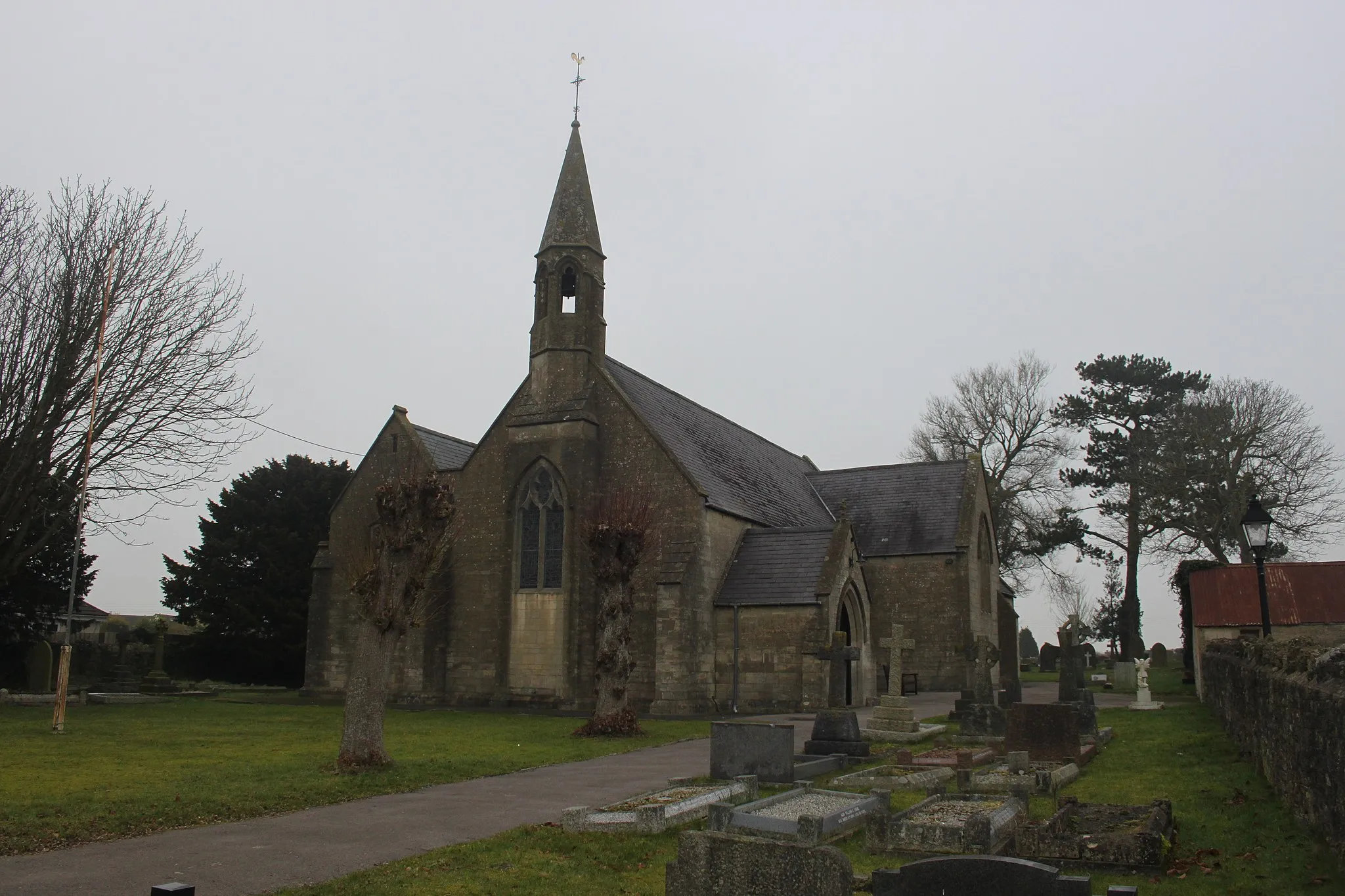 Photo showing: St John's Church, Peasdown st John