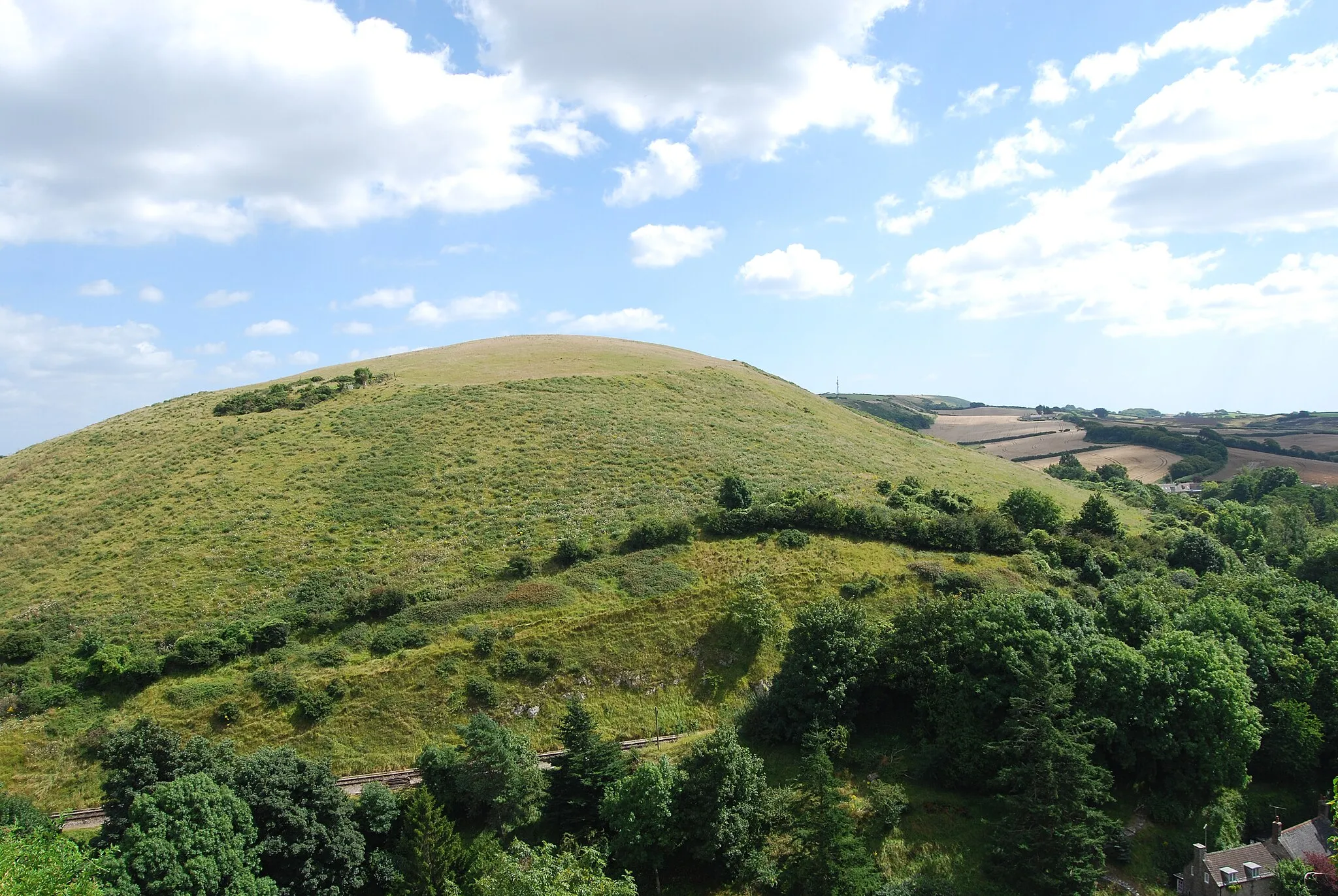 Photo showing: View from Corfe Castle (8)