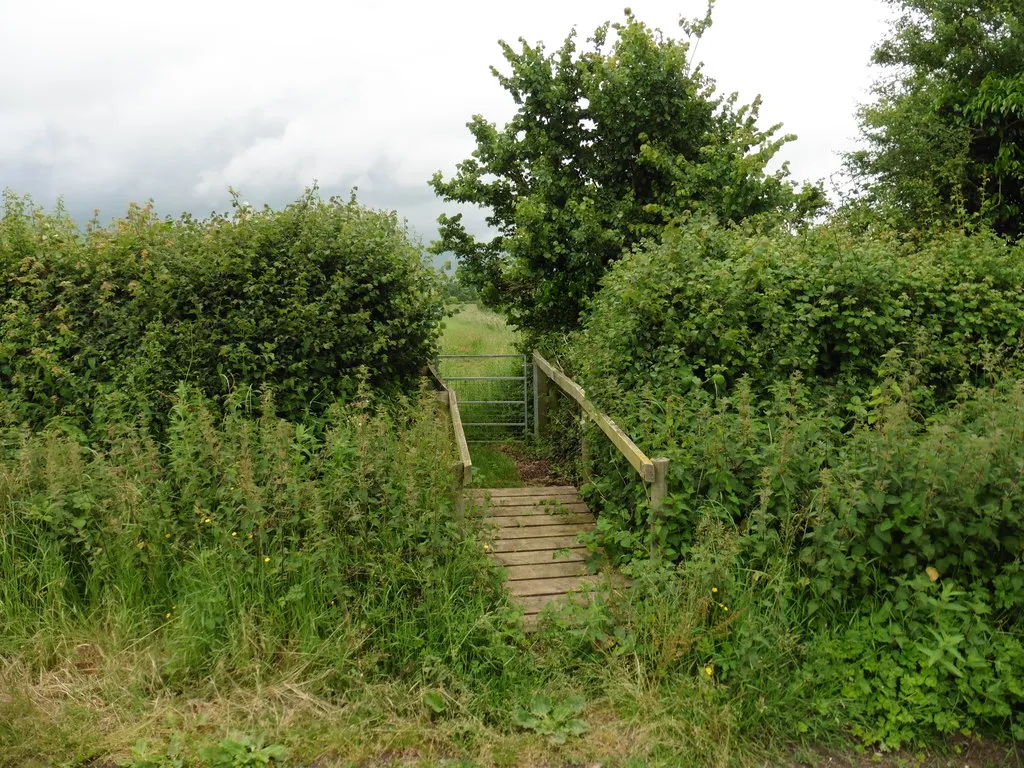 Photo showing: Footbridge near Clay Lane