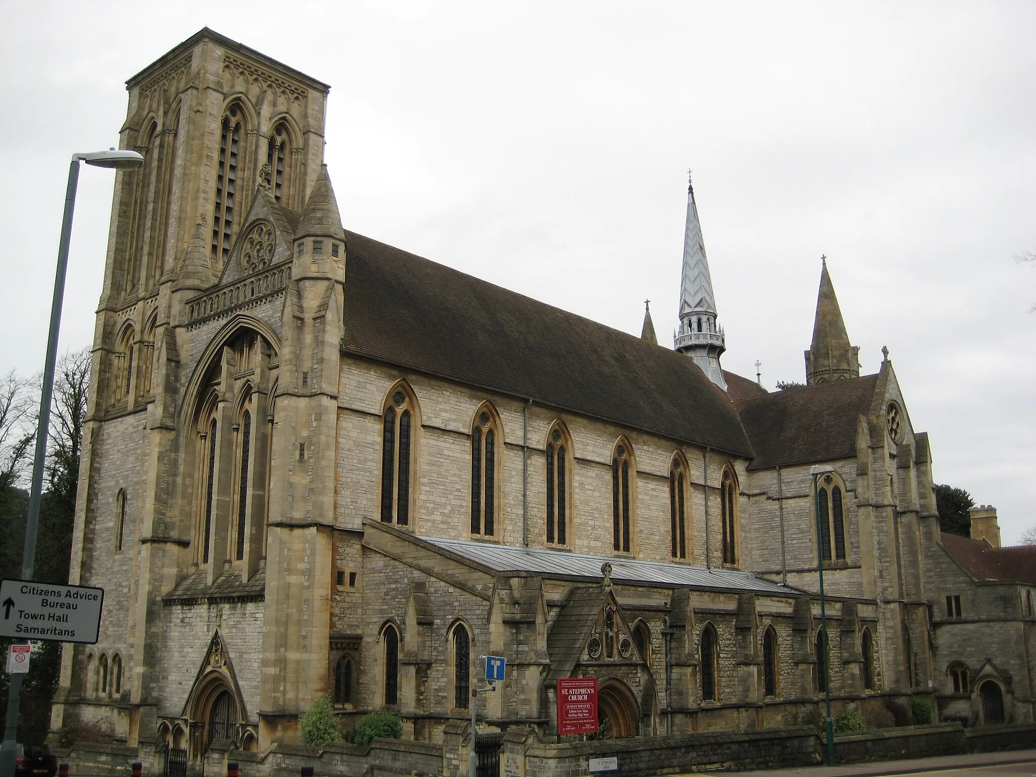 Photo showing: St Stephen's church in Bournemouth, England. Own Work. 2008.