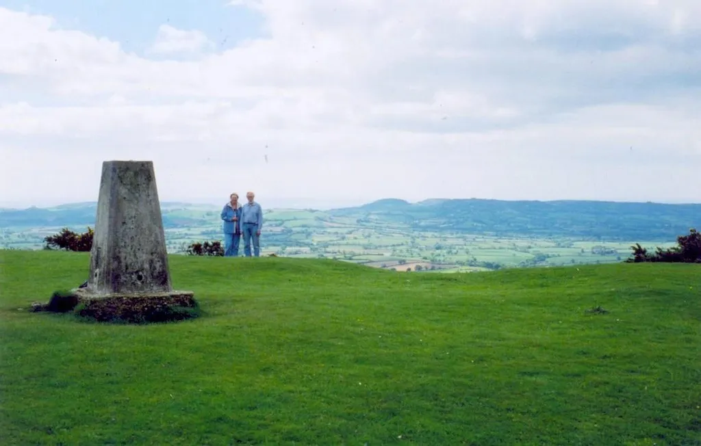 Photo showing: Trig point on Pilsdon Pen