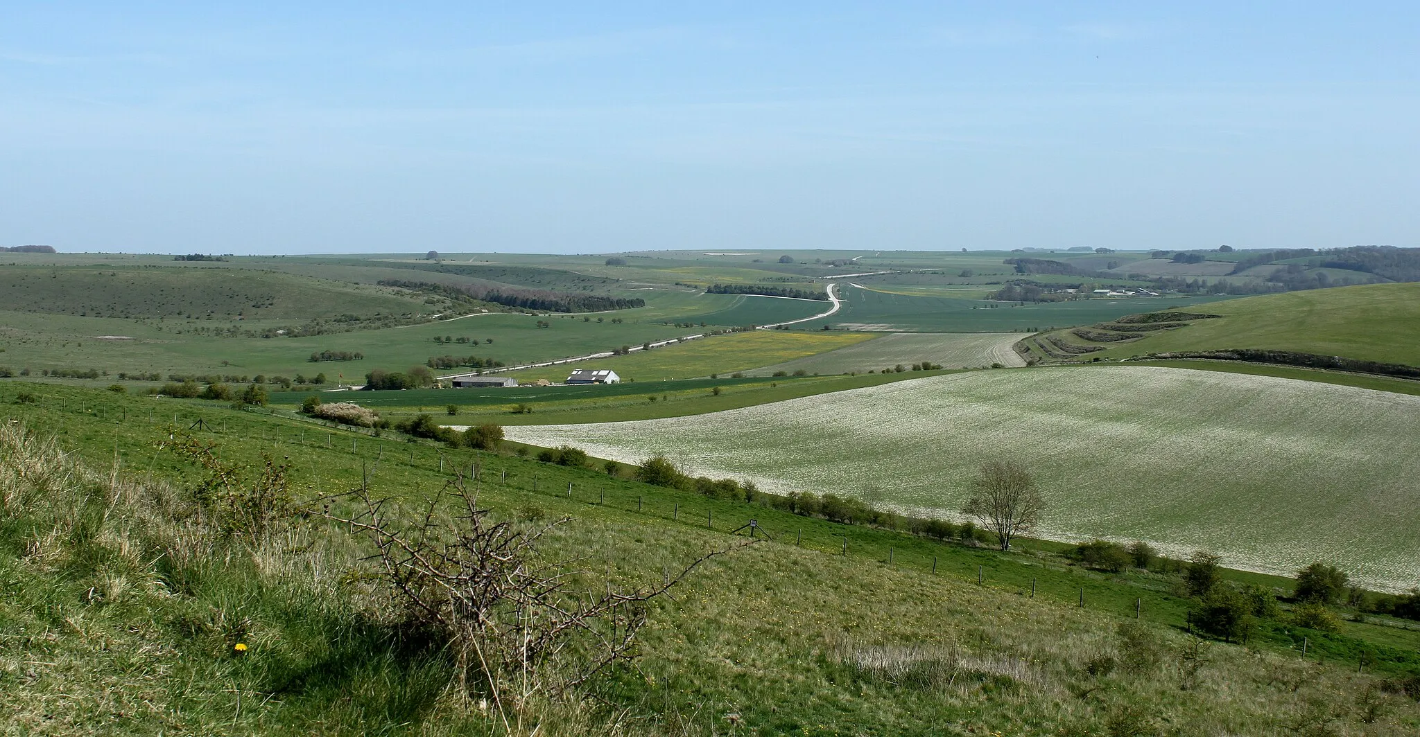 Photo showing: 2011 : North of east from Battlesbury Hill
