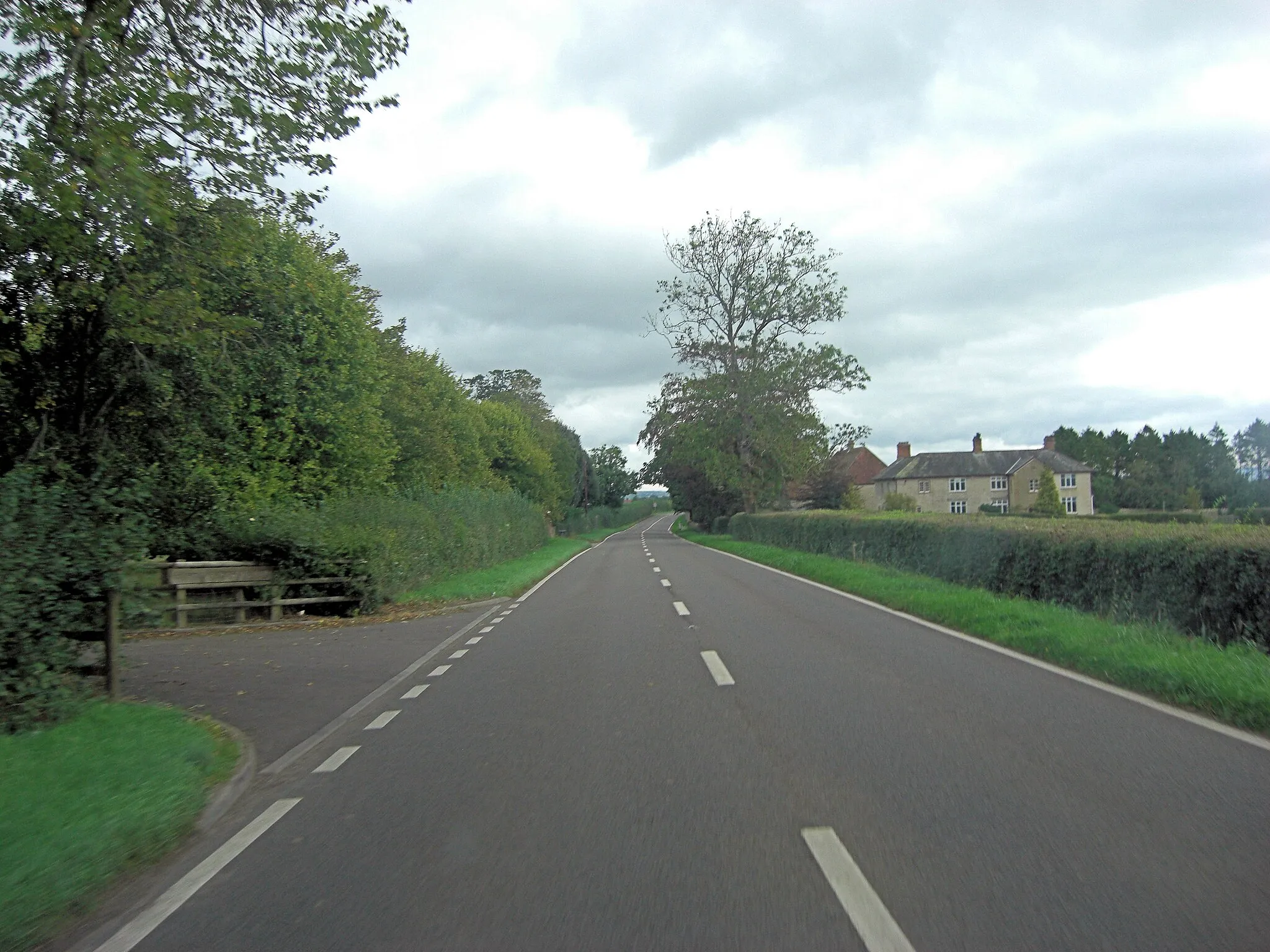 Photo showing: A378 south of Burton Pynsent