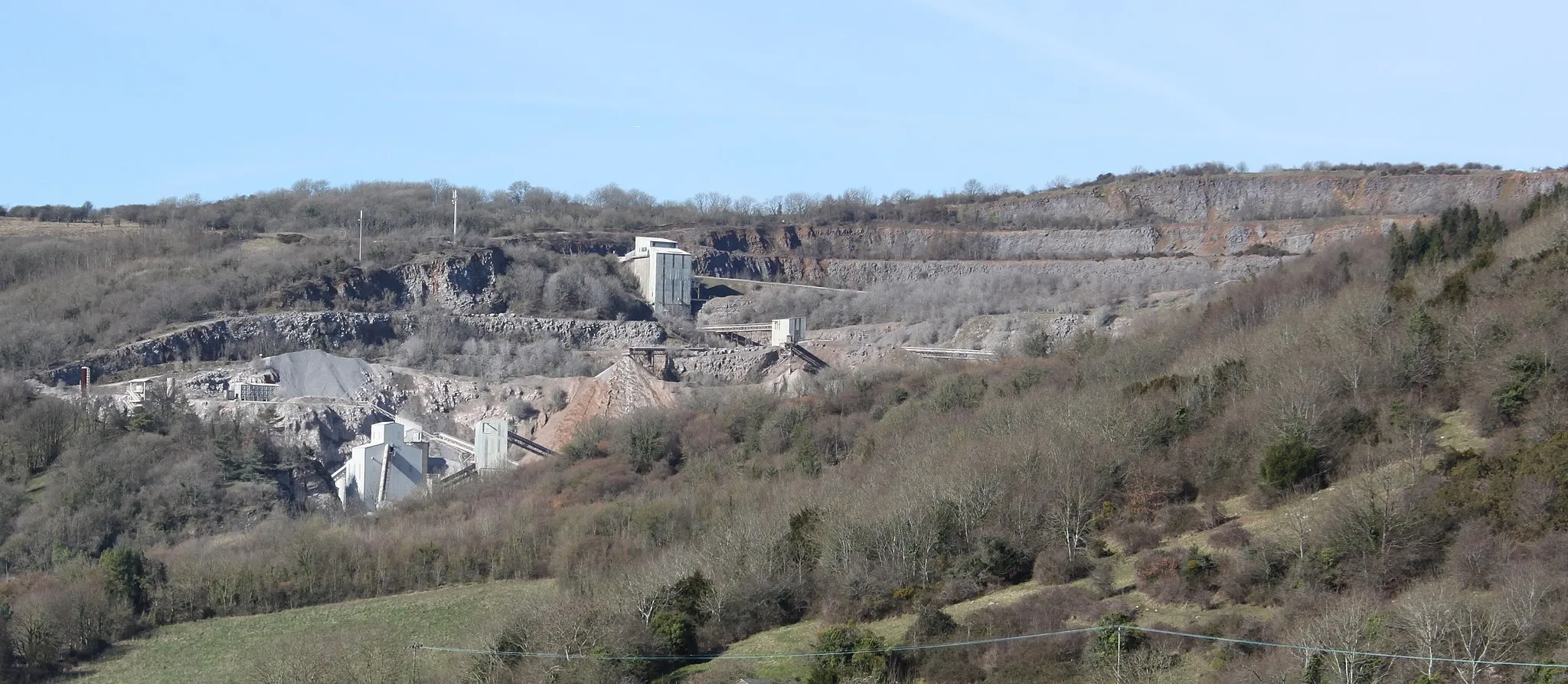 Photo showing: A panoramic view of Cheddar Gorge in Somerset, UK.