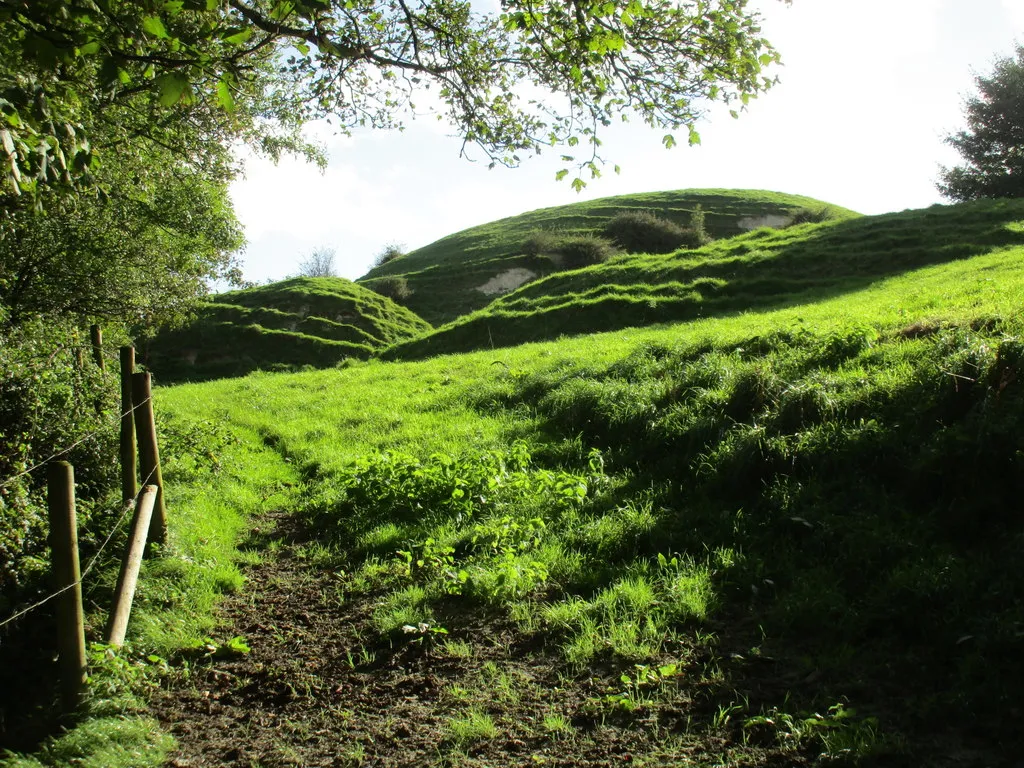 Photo showing: Motte and bailey, Castle Hill, East Chelborough