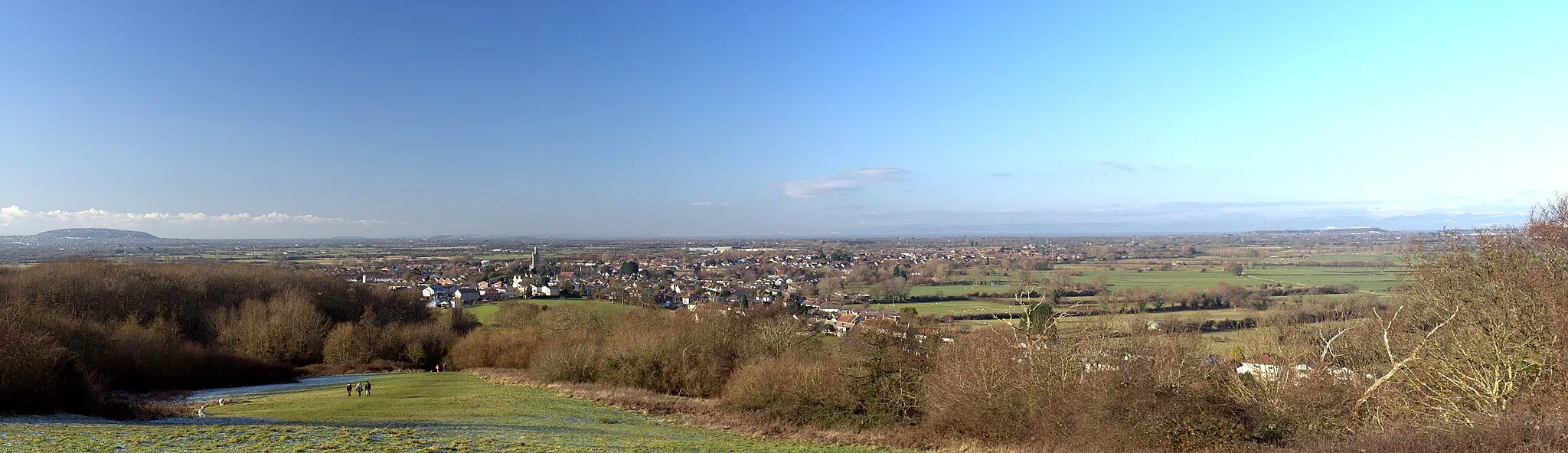 Photo showing: View of North Somerset from Cadbury Hill