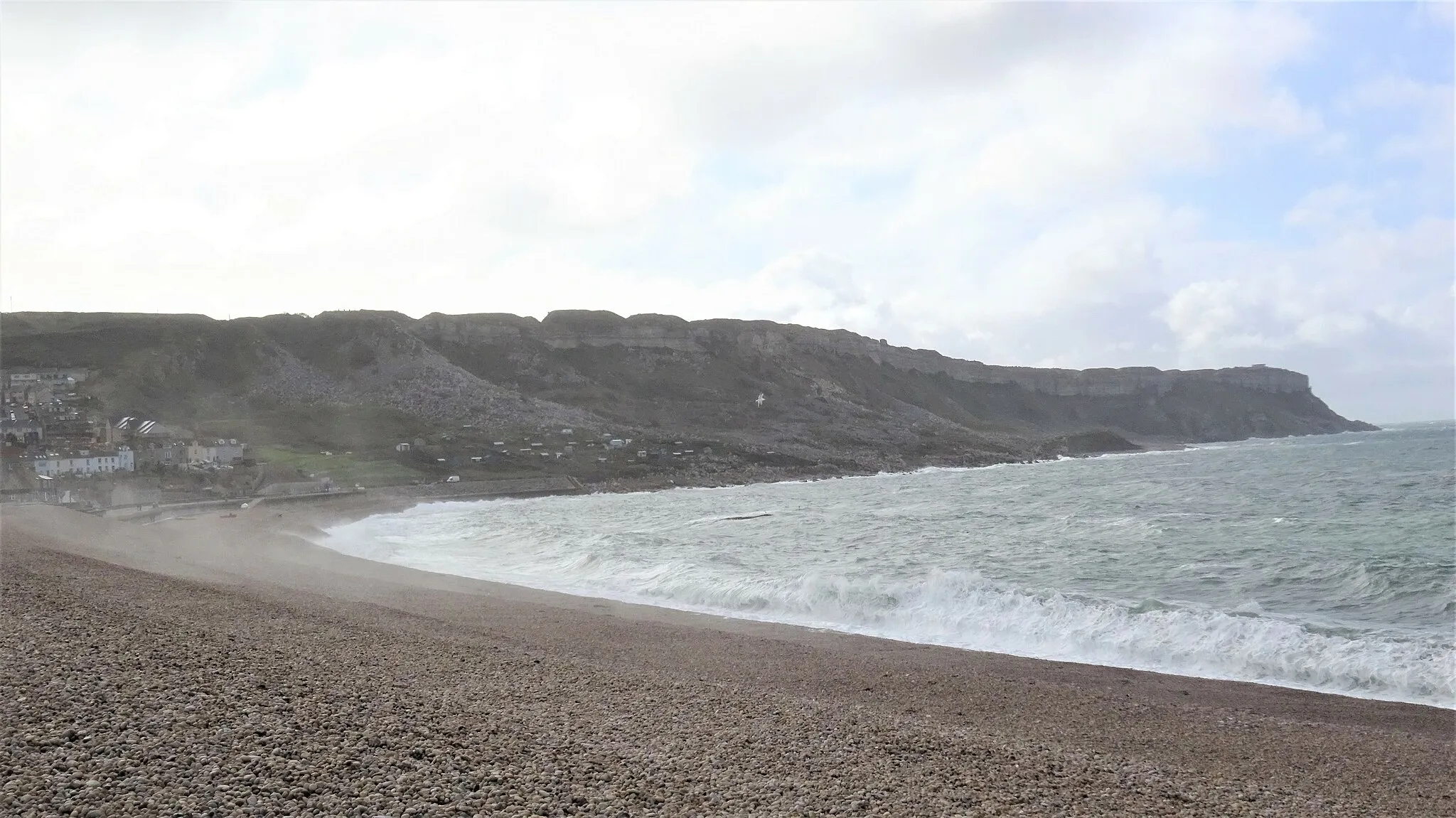 Photo showing: Chesil Beach, Cove and West Weares , Portland Bill, Dorset, England.