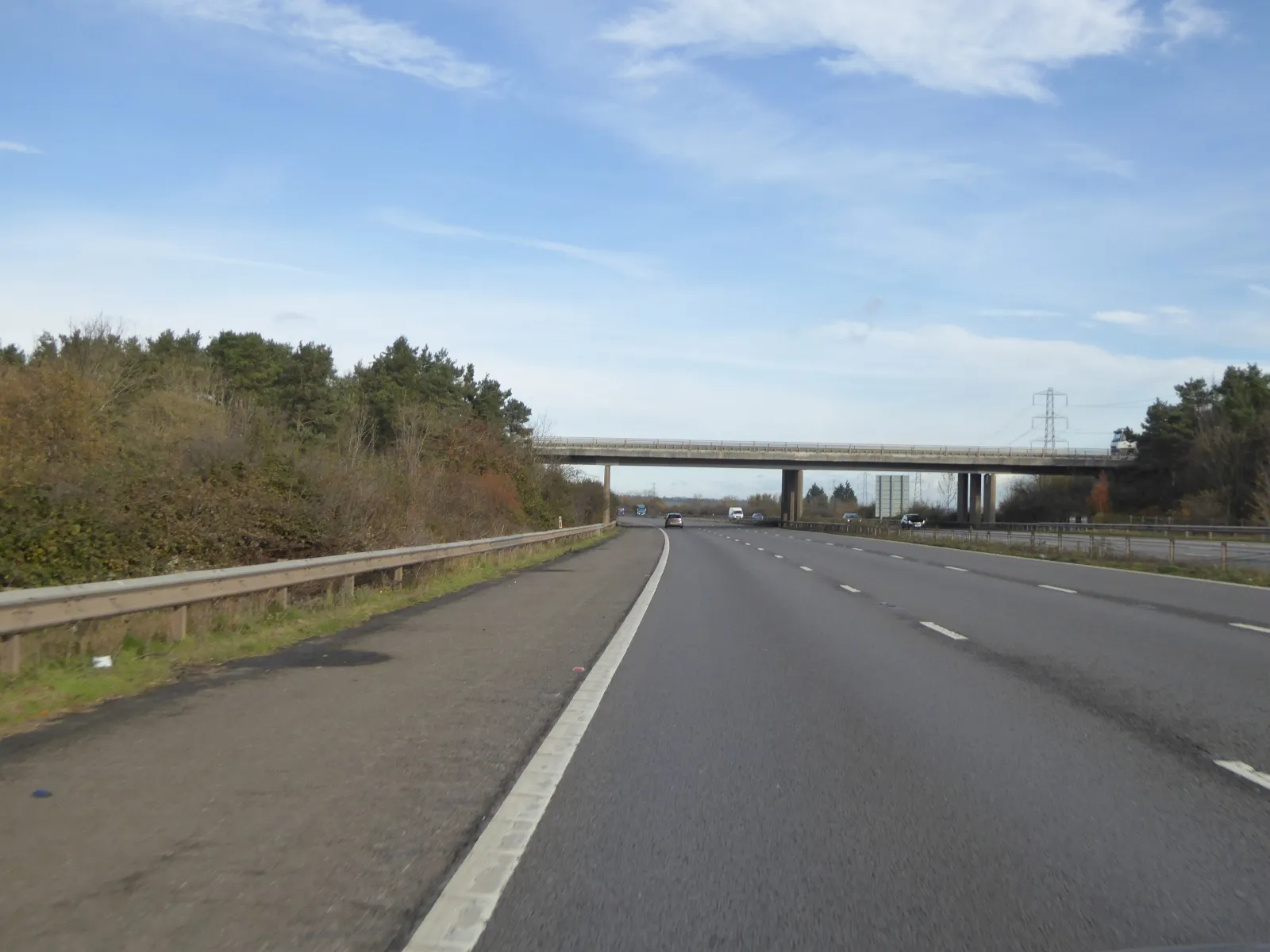 Photo showing: A372 bridge over M5 east of Bridgwater