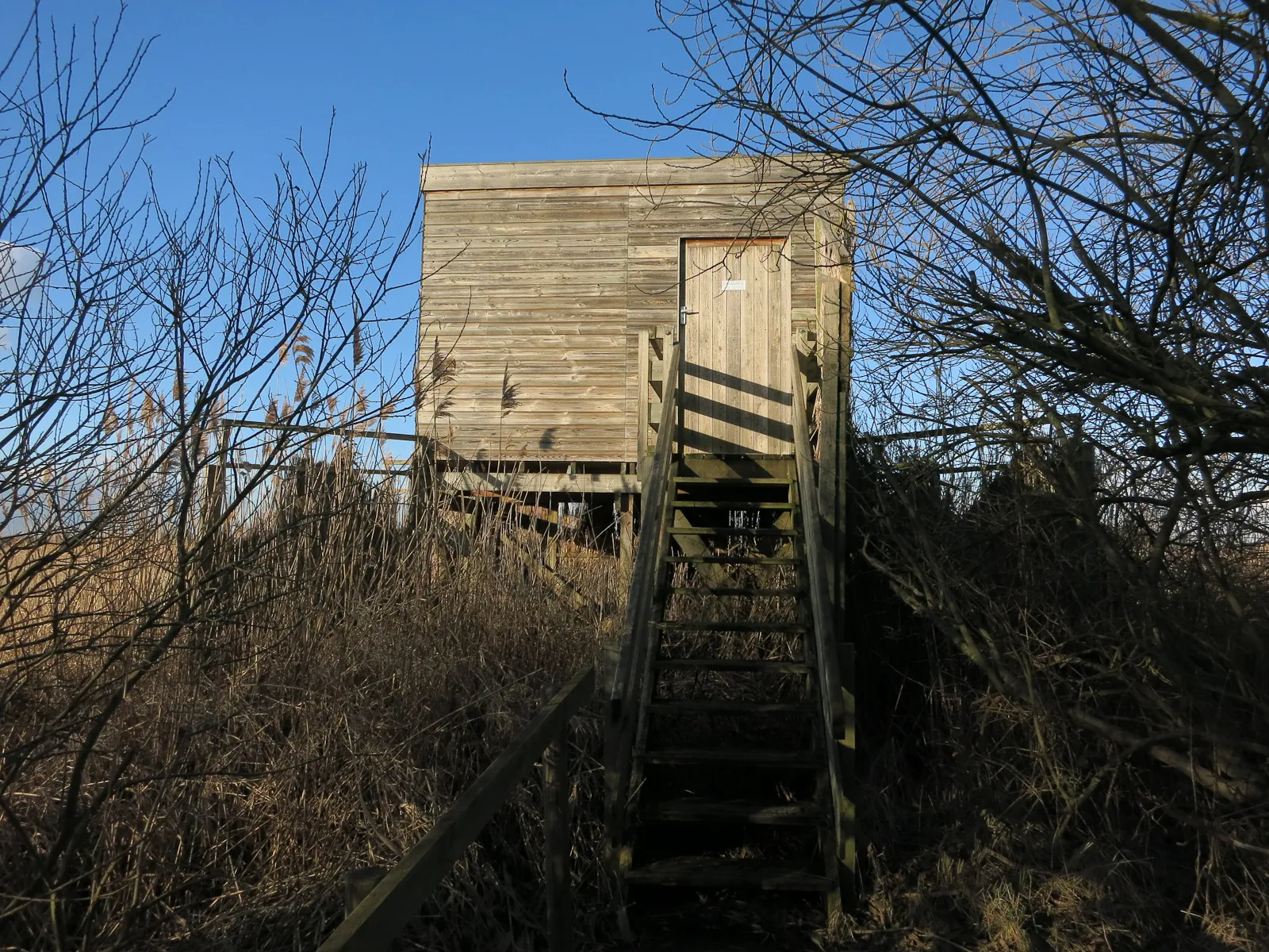 Photo showing: North Hide, Woodwalton Fen