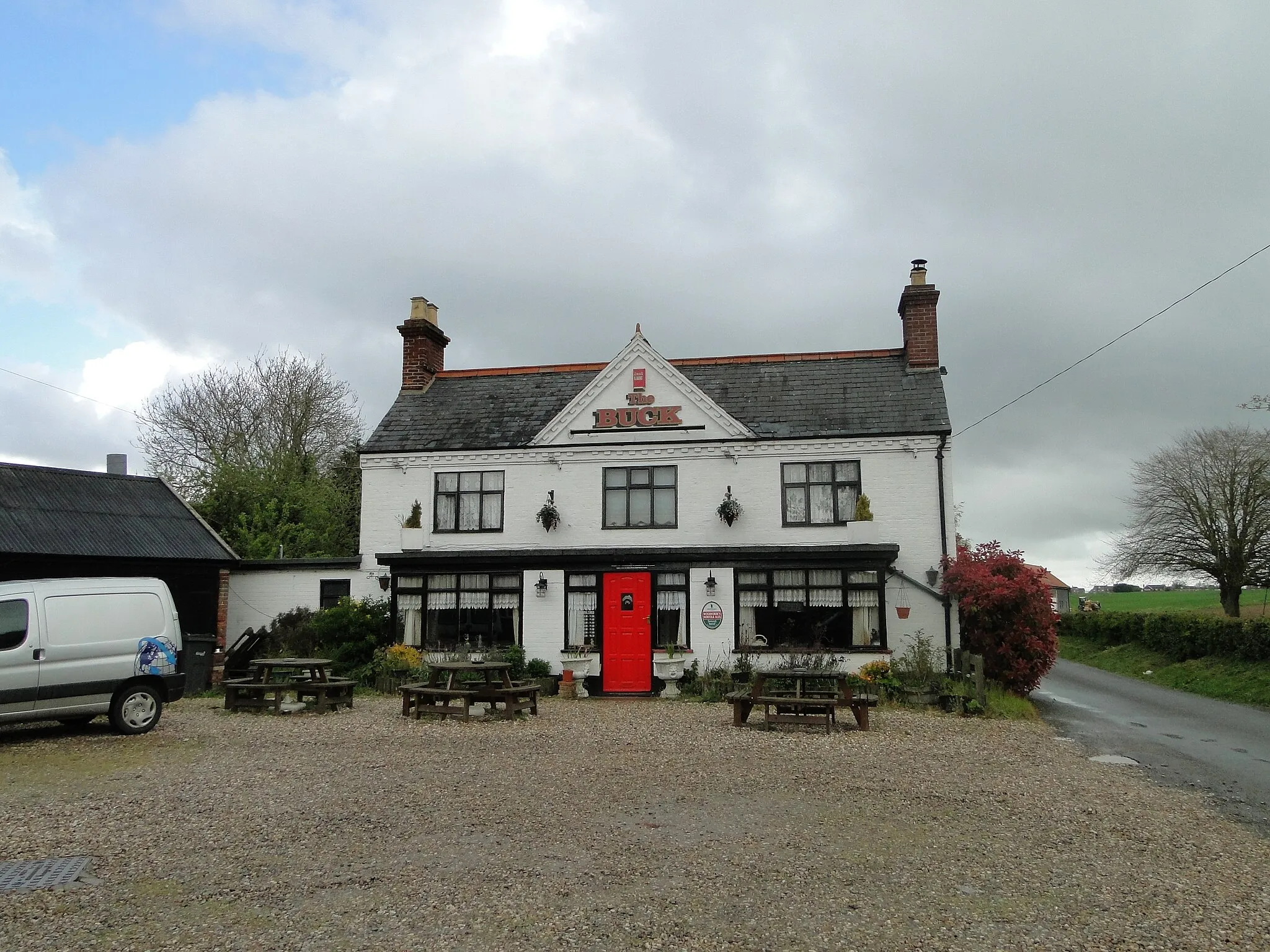 Photo showing: 'The Buck' public house at Morley St. Botolph