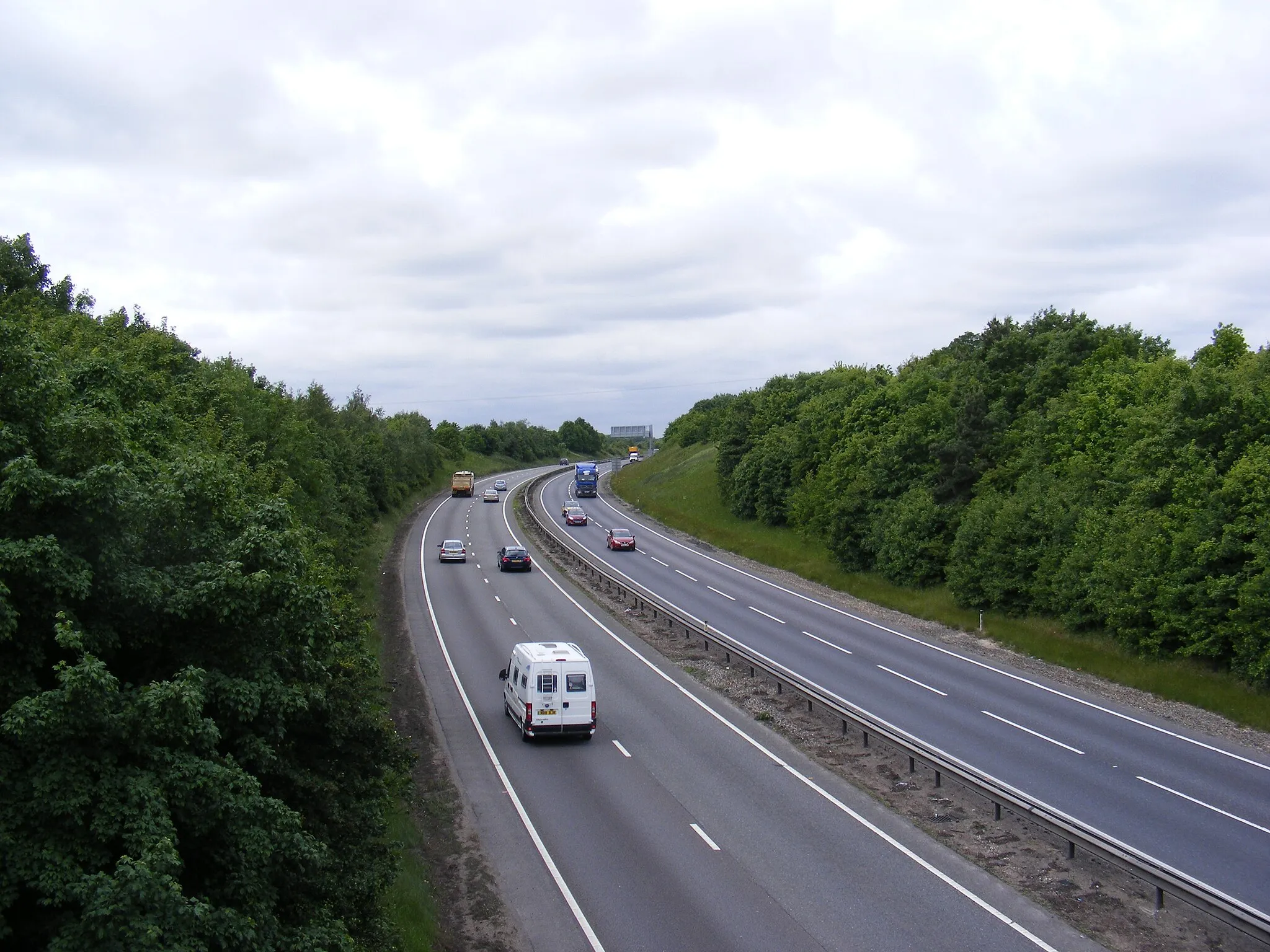 Photo showing: A12 Southbound