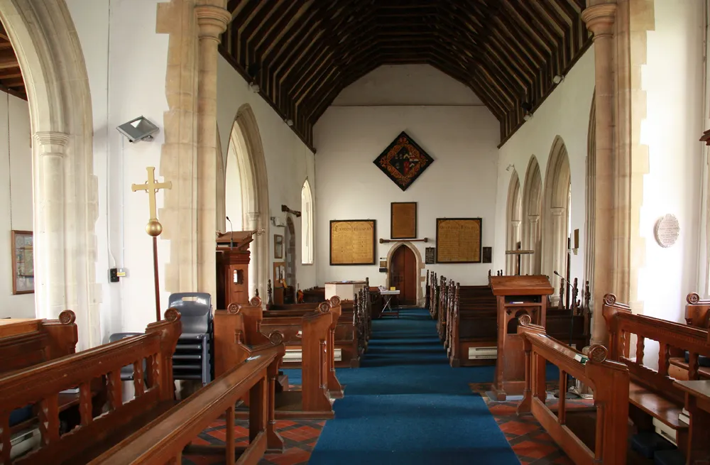 Photo showing: All Saints, Fornham All Saints - West end