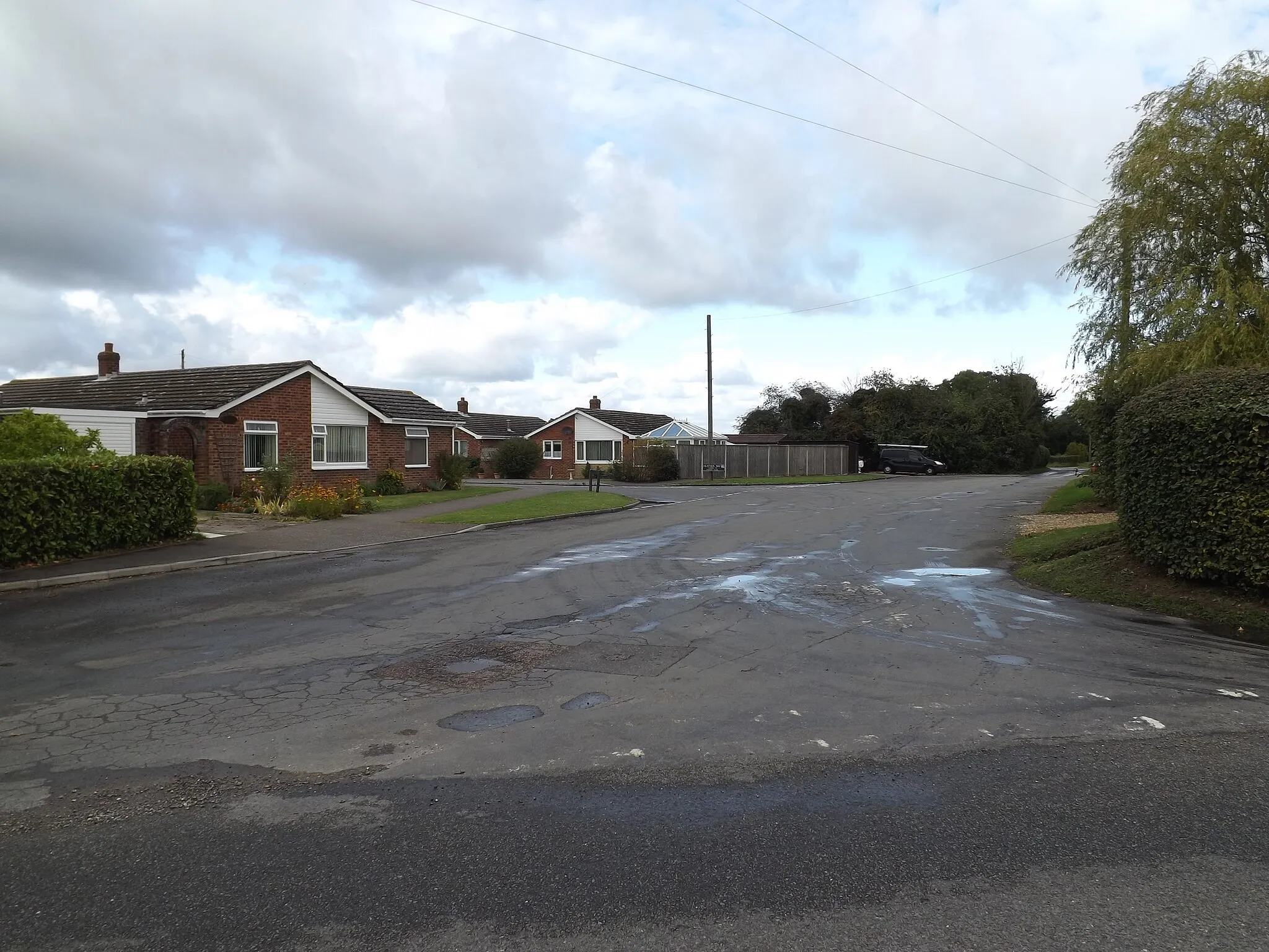 Photo showing: Hallowing Lane, Great Moulton