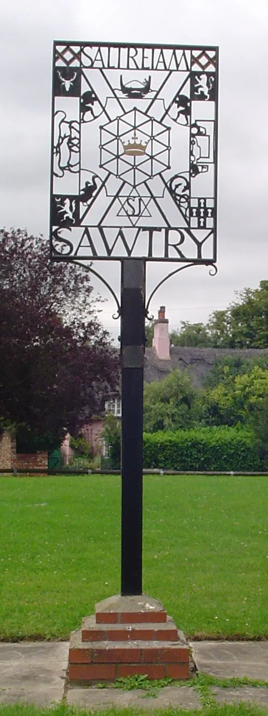 Photo showing: Signpost in Sawtry