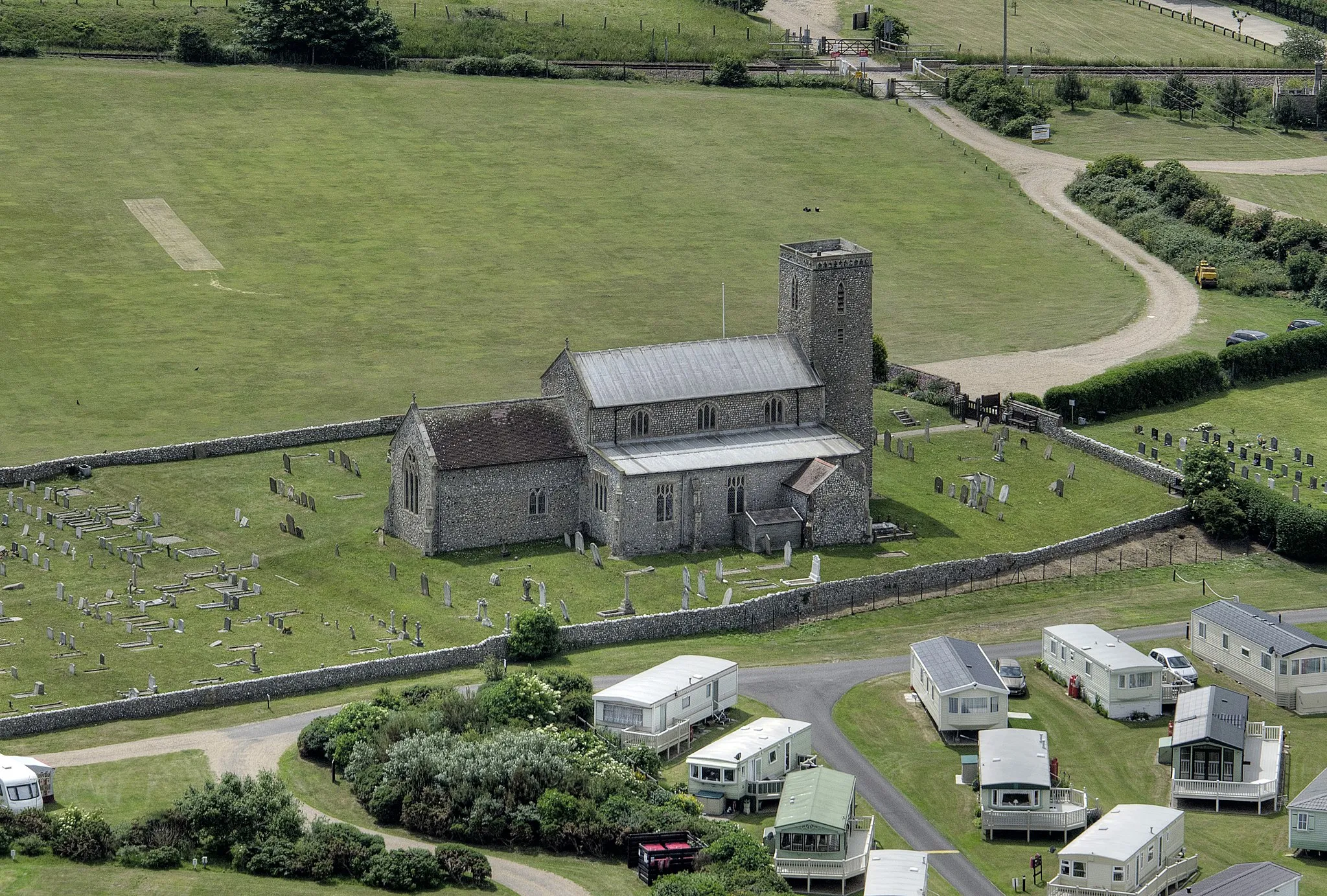 Photo showing: on the north Norfolk coast.  Partly 11th Century.