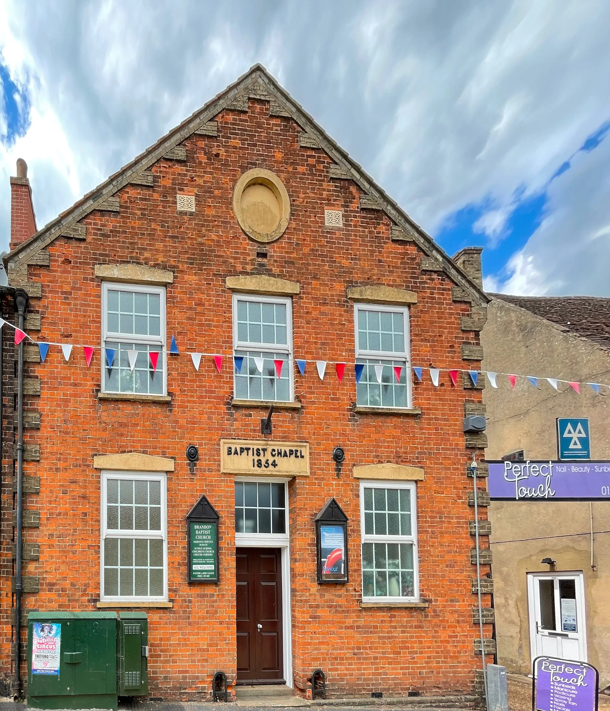 Photo showing: The Baptist chapel at Brandon, Suffolk