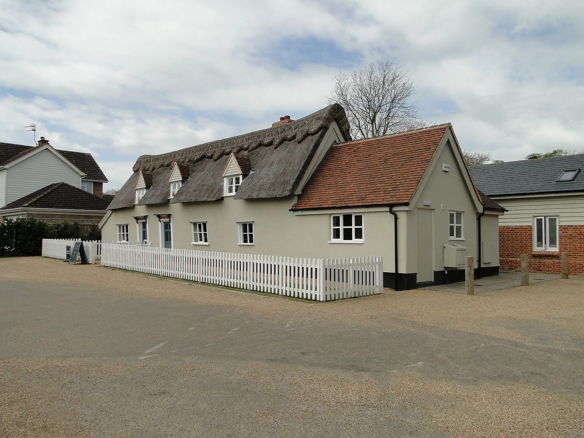 Photo showing: 'The Crown' at Stowupland with a new look