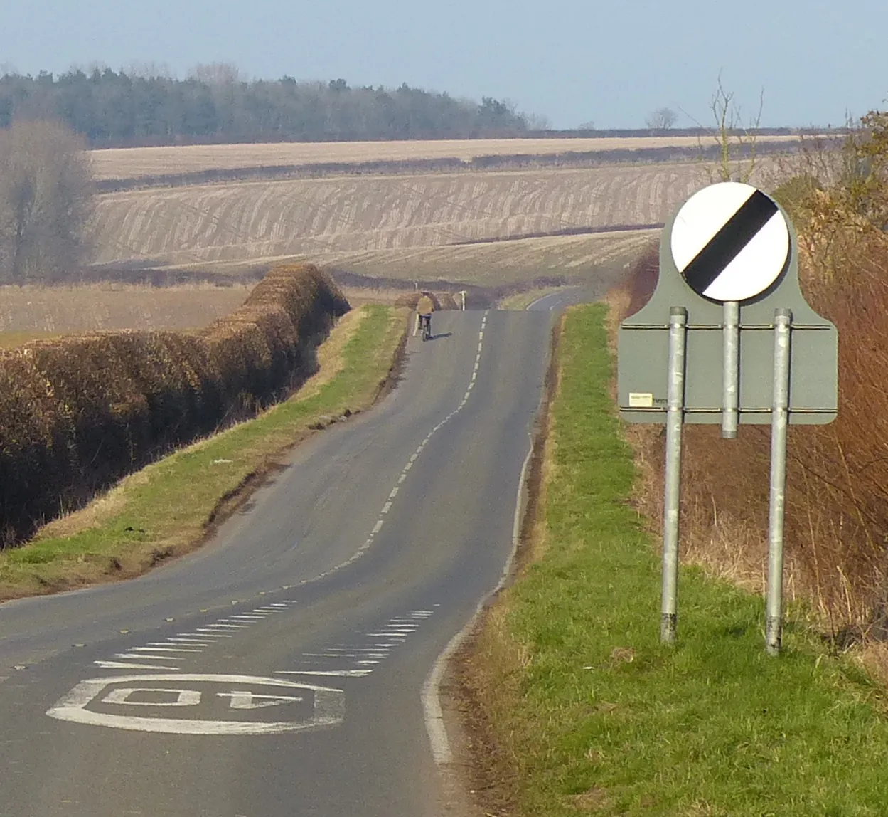 Photo showing: B664 Uppingham Road north of Medbourne