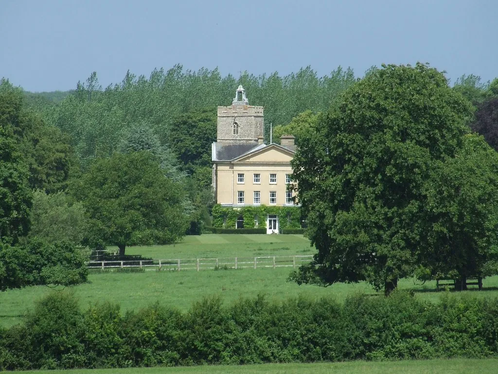 Photo showing: Great Thurlow Hall, Great Thurlow, Suffolk