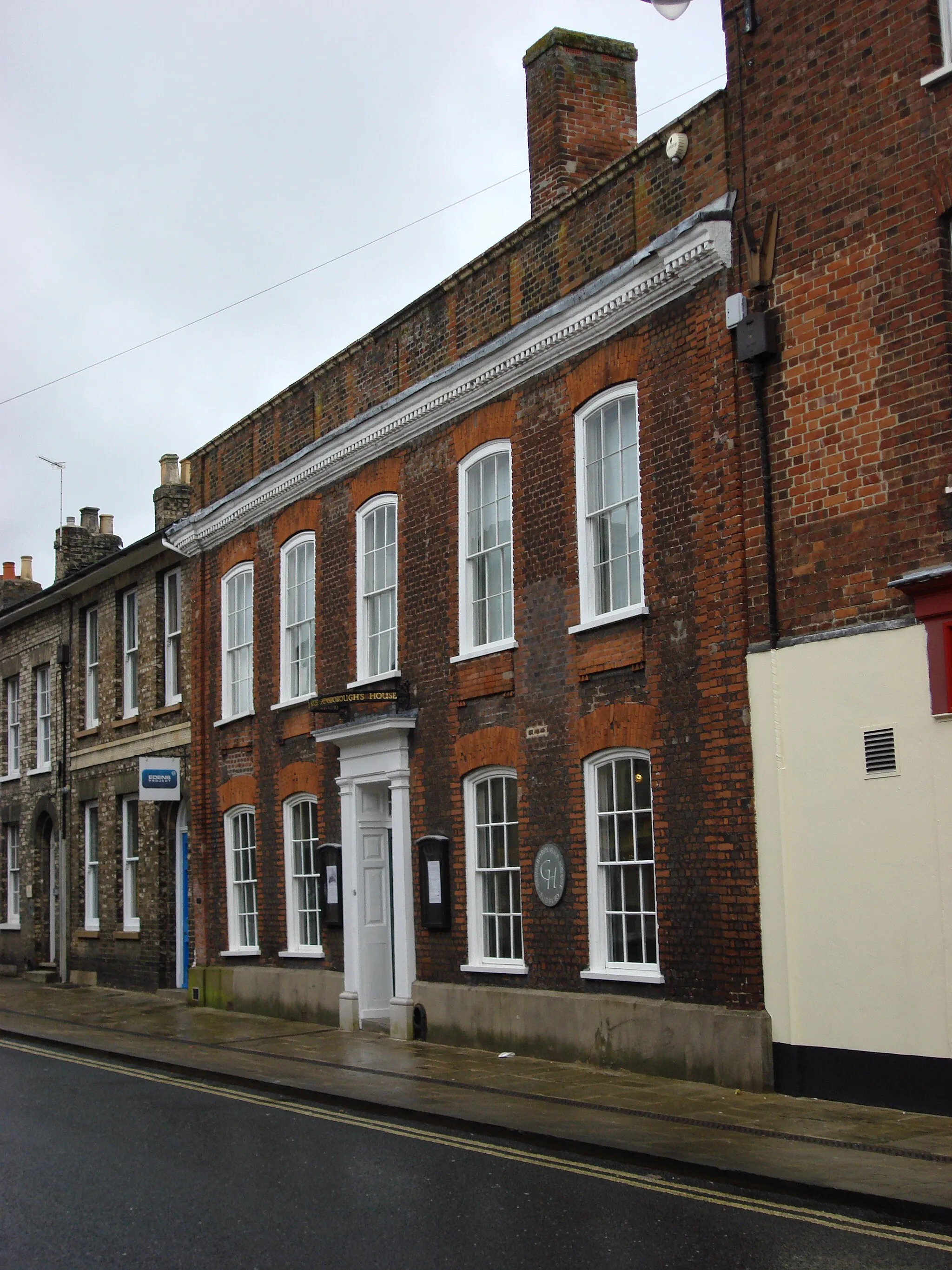 Photo showing: Thomas Gainsborough's house Sudbury, Suffolk. A Grade I listed building.