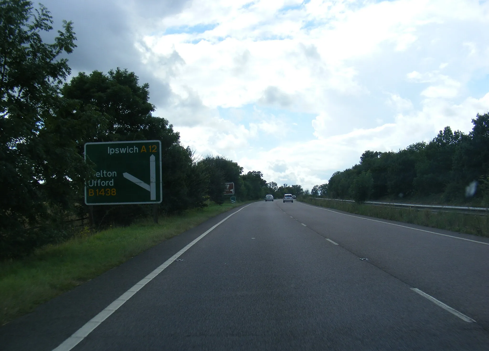 Photo showing: A12 Wickham Market Bypass