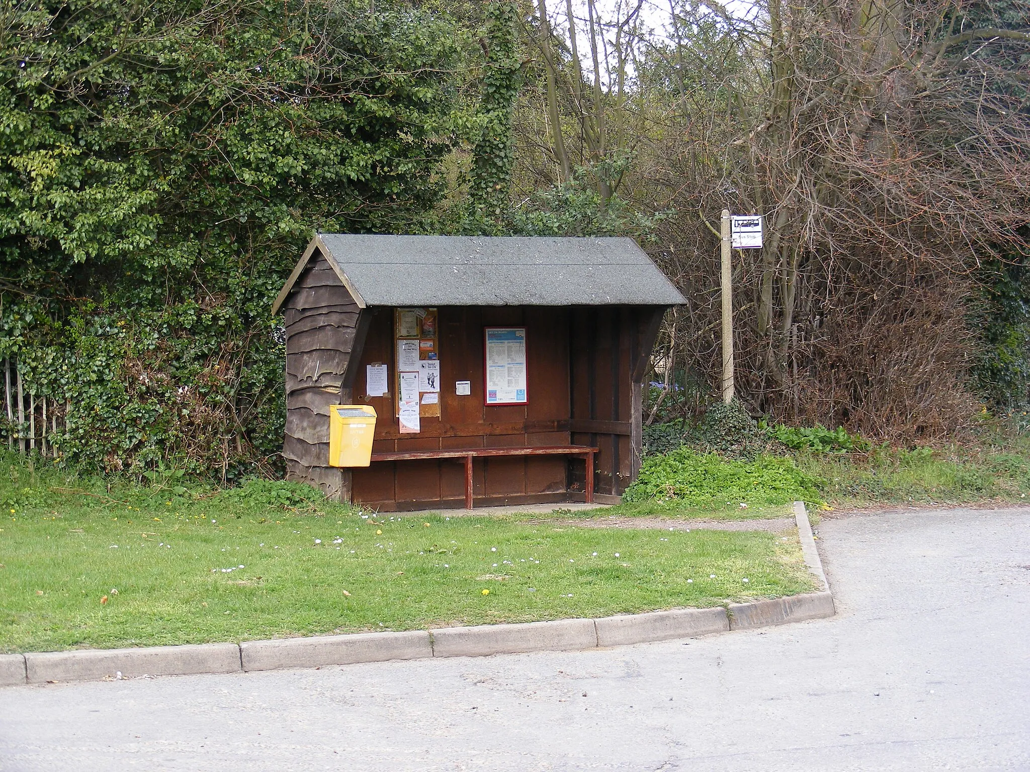 Photo showing: Bus Shelter on Byng Hall Road