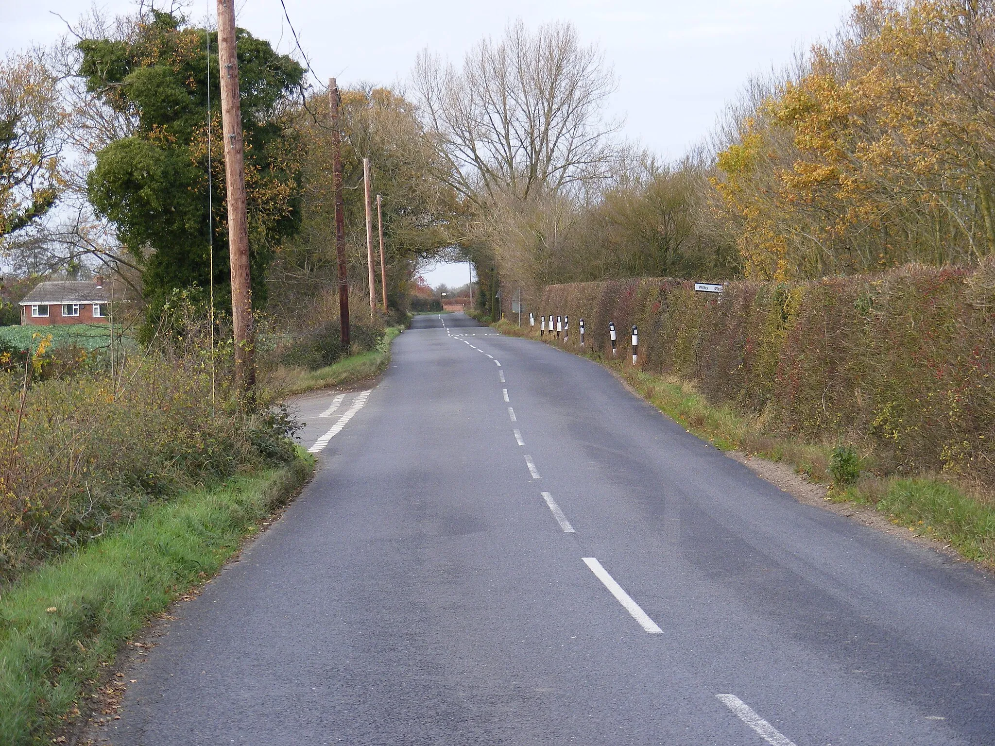 Photo showing: B1116 Laxfield Road