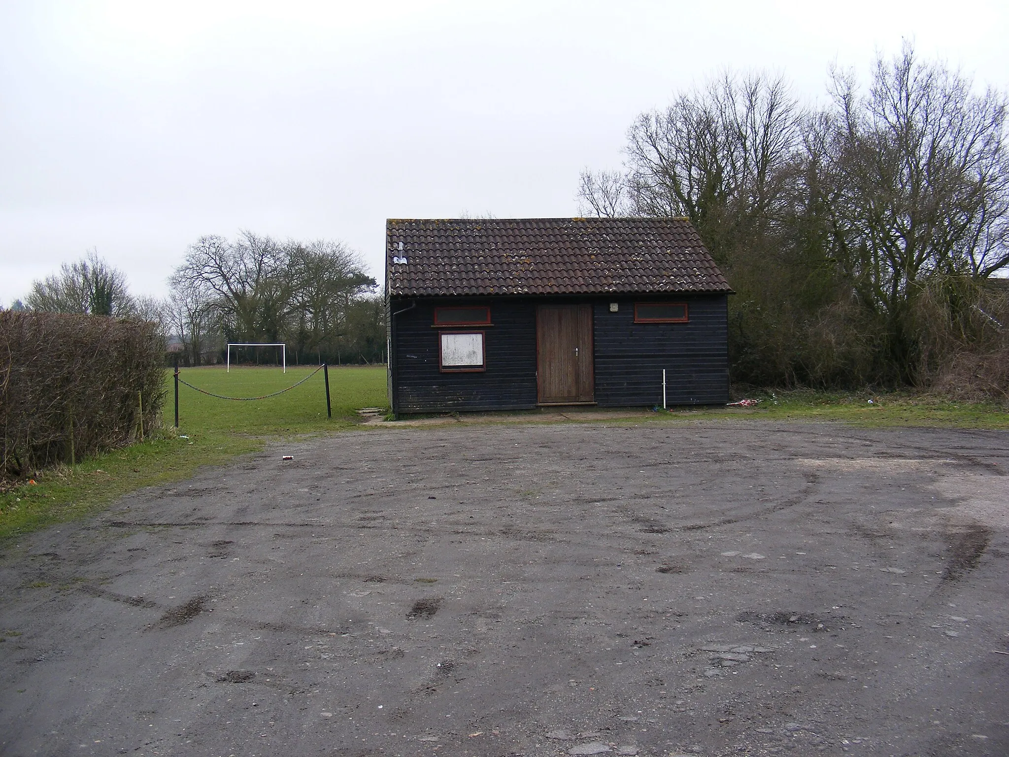 Photo showing: Sport Pavilion, Hintlesham