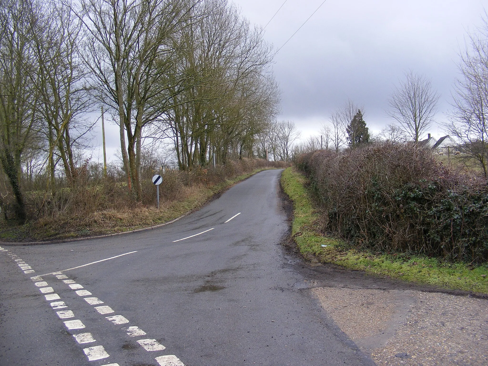 Photo showing: Road to Morrellhaugh Green
