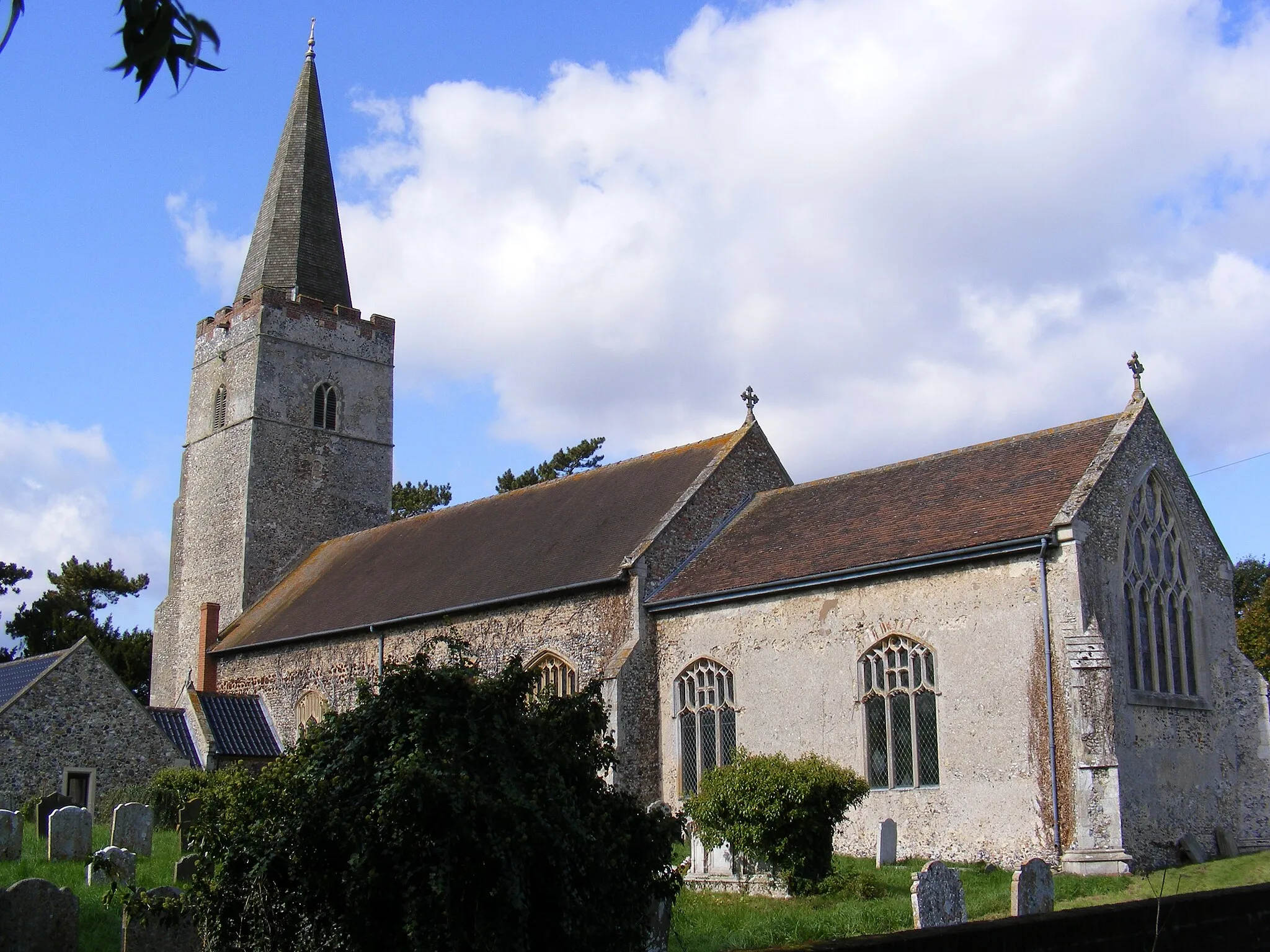 Photo showing: All Saints Church,Earsham