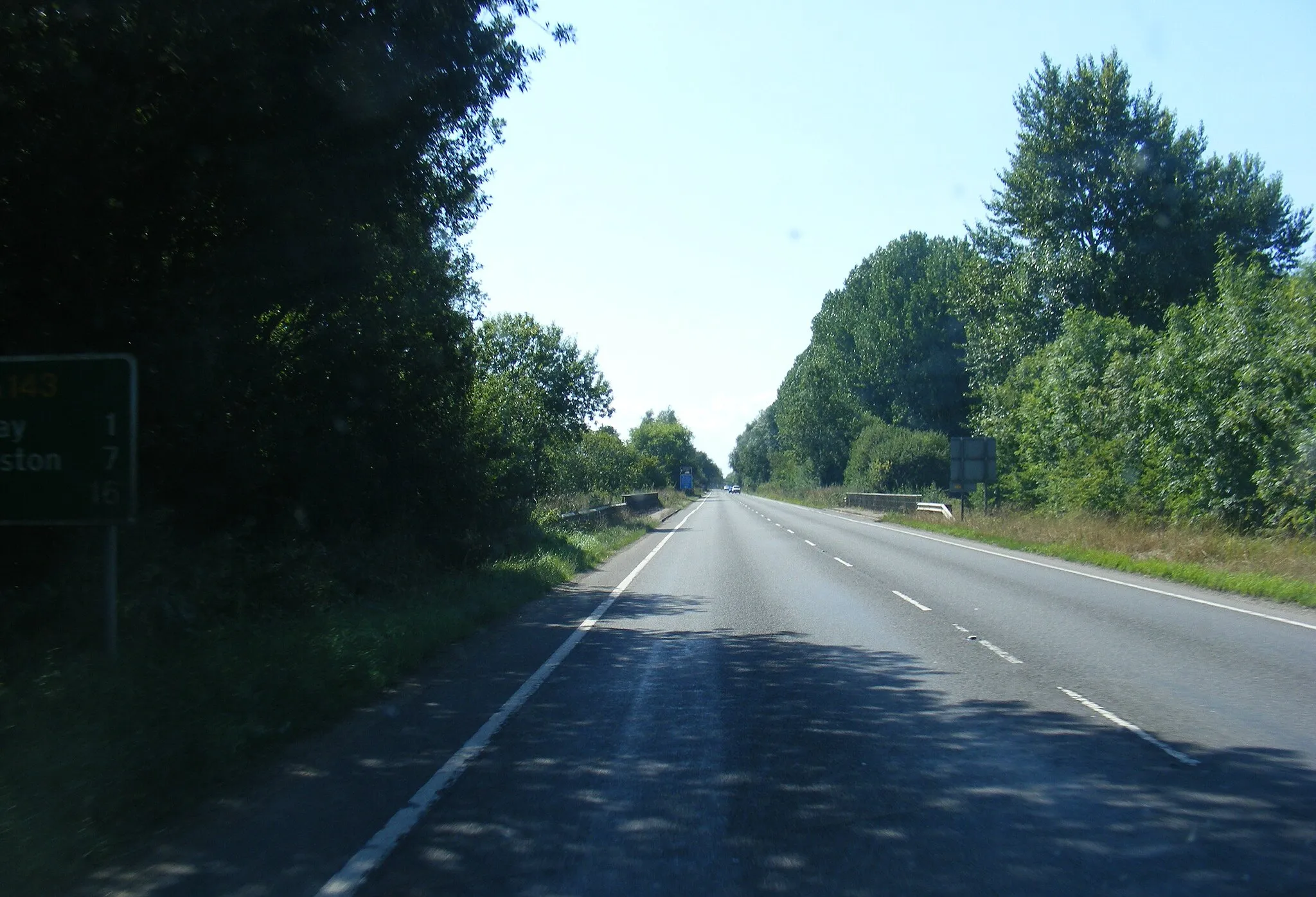 Photo showing: A143 Old Railway Road, Bungay
