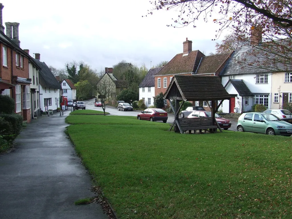 Photo showing: Hoxne Village/ The village of Hoxne, Suffolk.