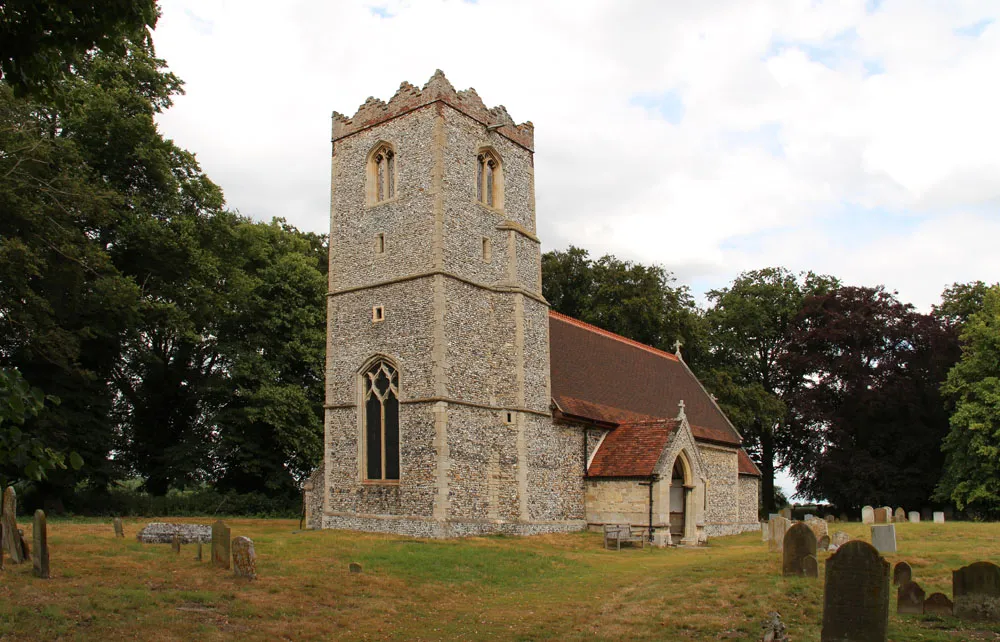 Photo showing: St Lawrence's church, Lackford, Suffolk